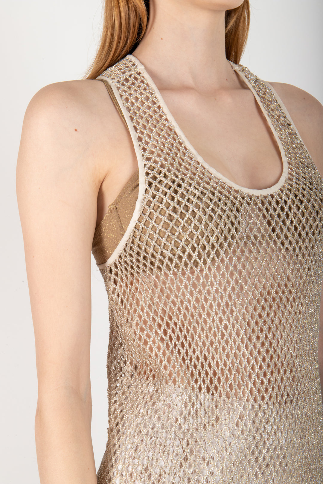 Charlotte Top - Beaded Chain