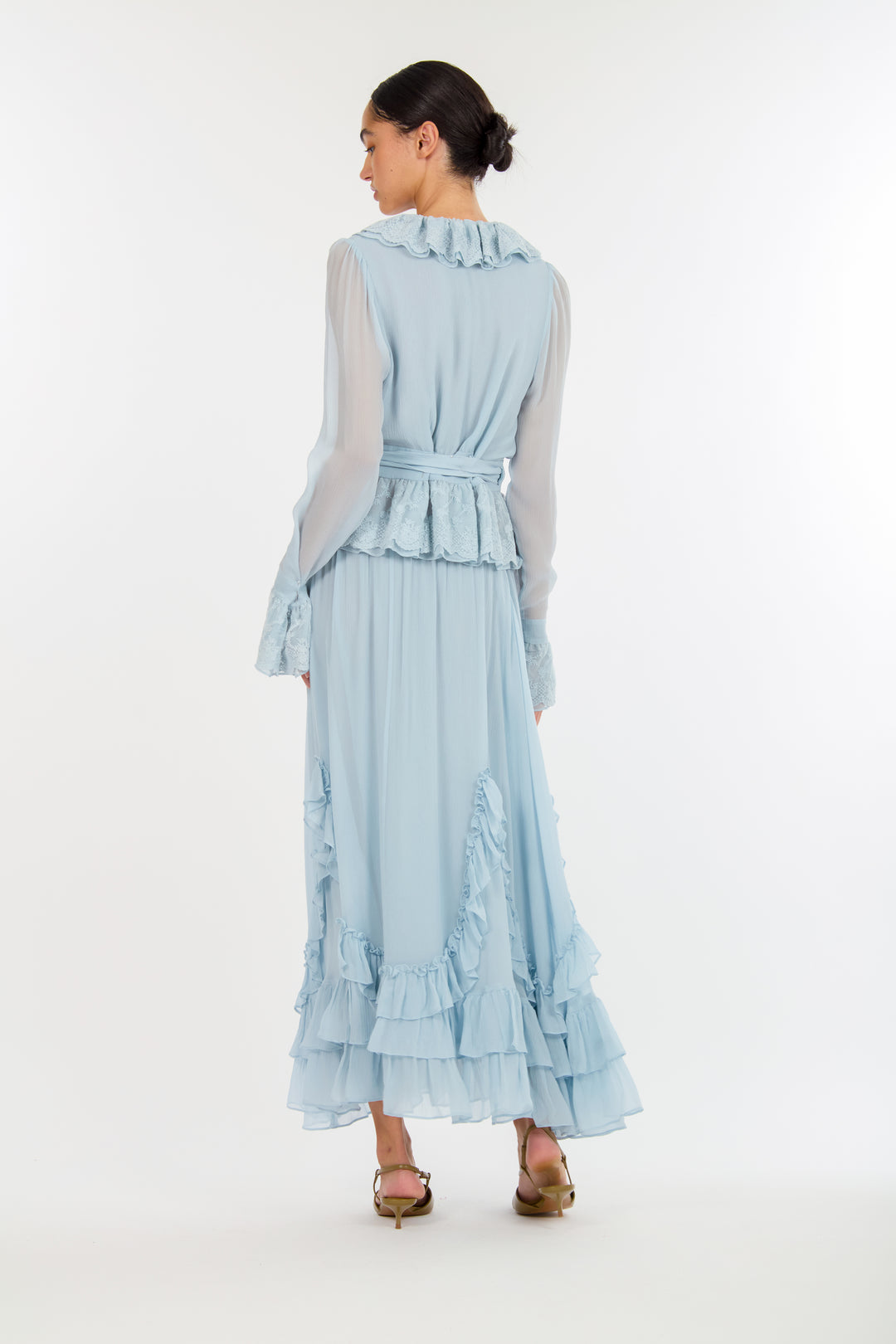 Poet Blouse - 100% Organic Silk Chiffon