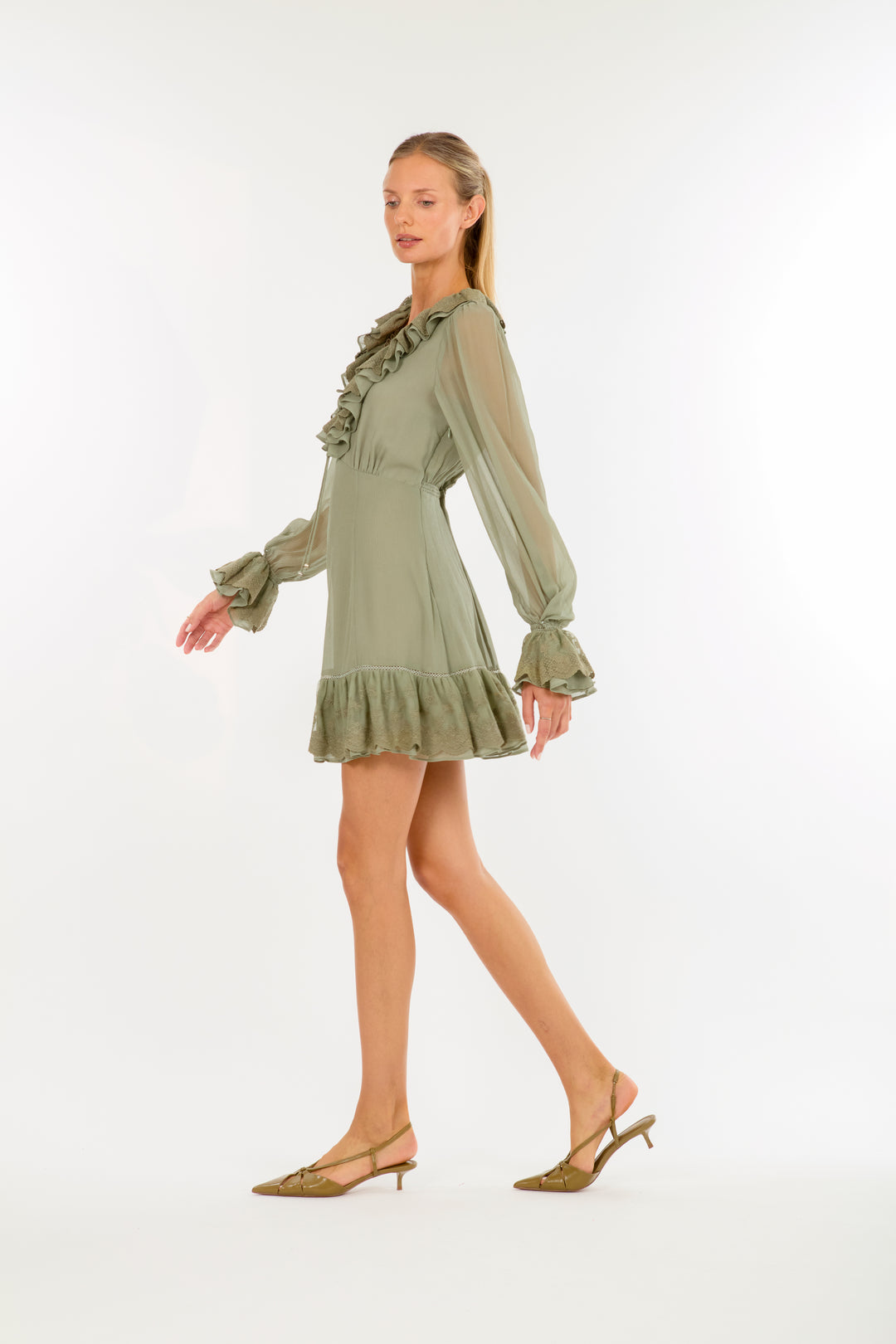 Poet Dress - 100% Organic Silk Chiffon