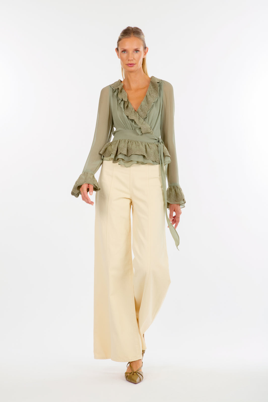 Poet Blouse - 100% Organic Silk Chiffon