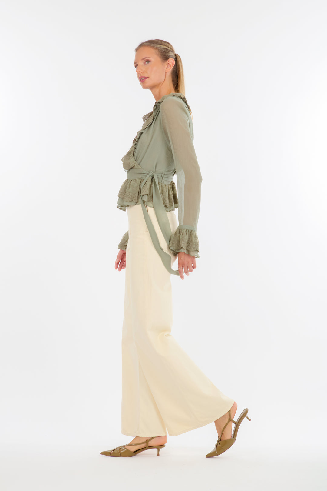 Poet Blouse - 100% Organic Silk Chiffon