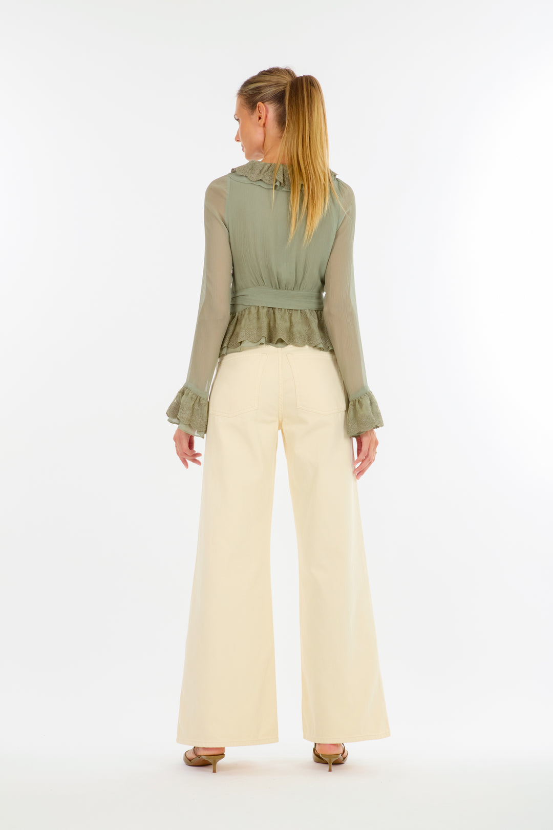 Poet Blouse - 100% Organic Silk Chiffon