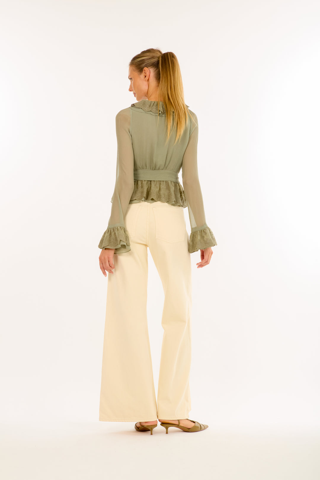 Poet Blouse - 100% Organic Silk Chiffon