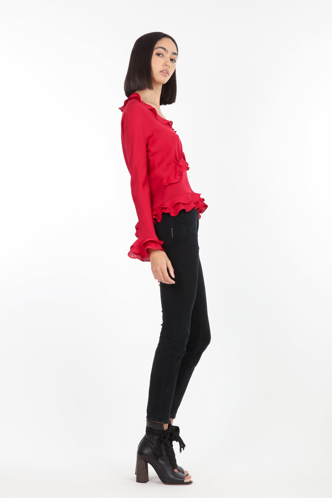 Sander Blouse - 100% Organic Silk Crepe Georgette