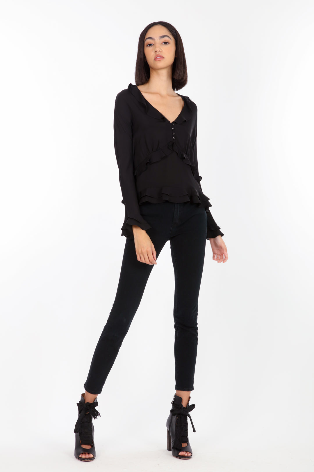 Sander Blouse - 100% Organic Silk Crepe Georgette