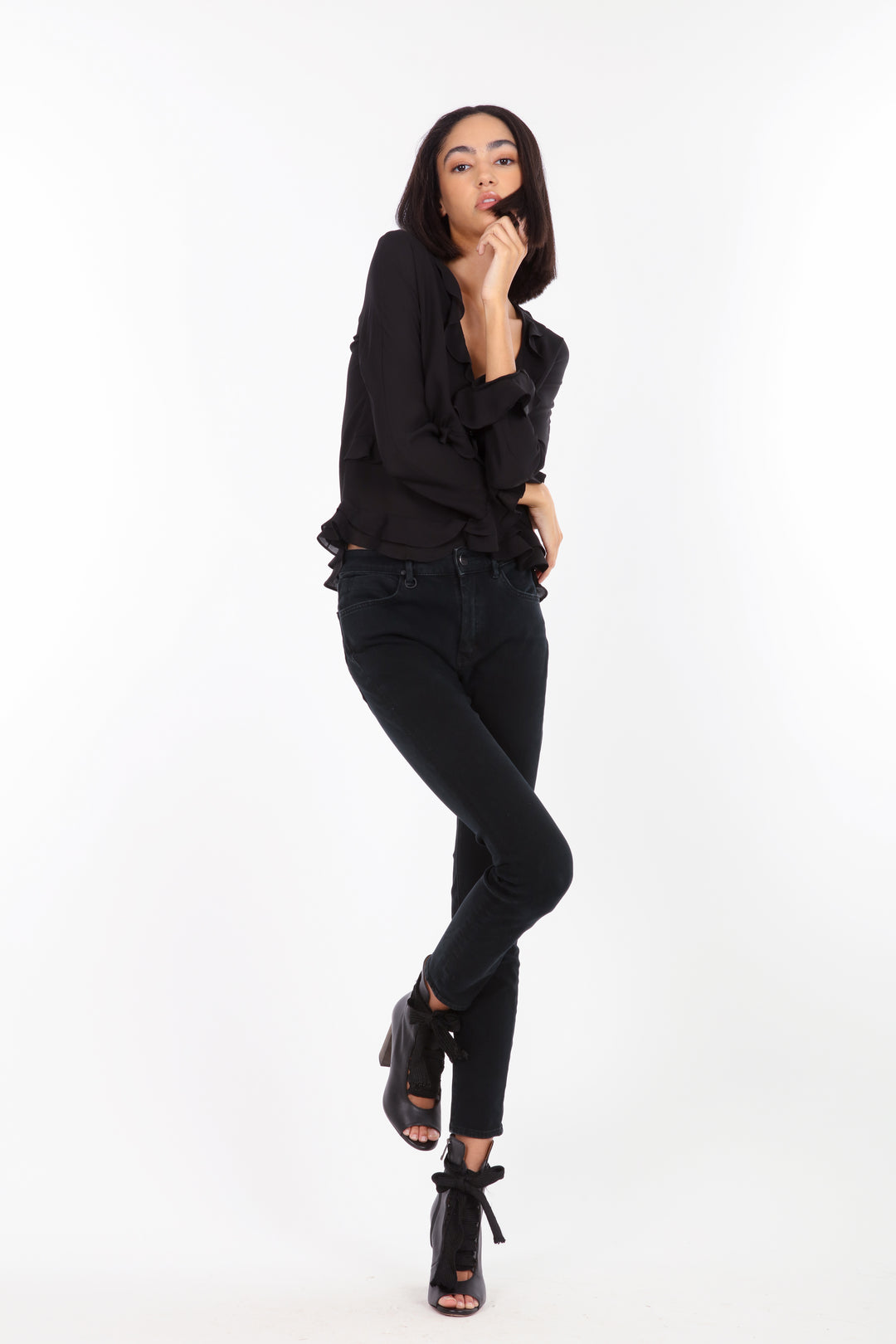Sander Blouse - 100% Organic Silk Crepe Georgette