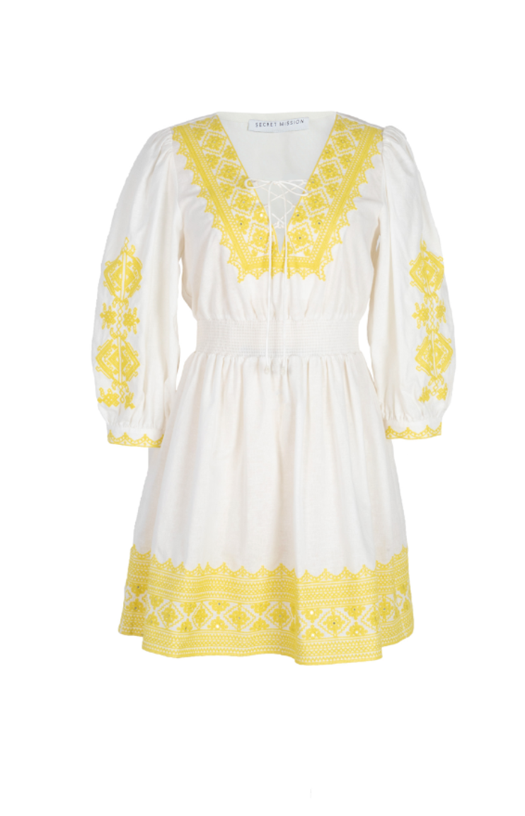 Gina Dress - Organic Cotton Linen