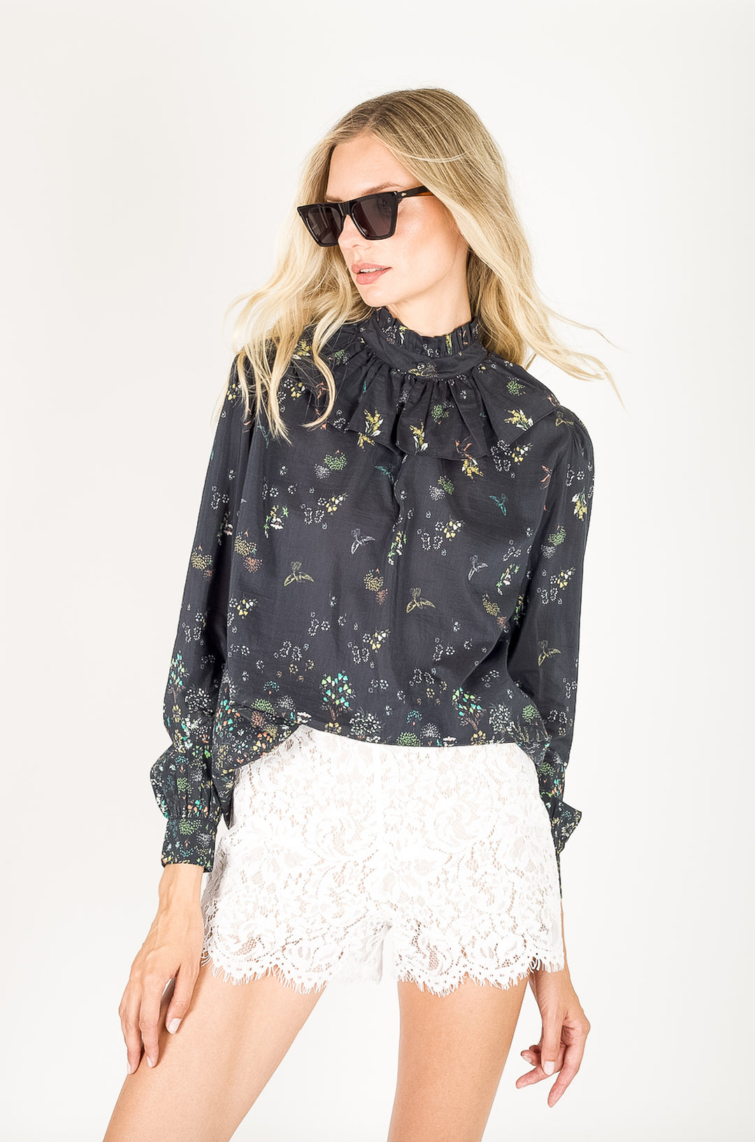 Fiona Blouse - Organic Cotton Silk