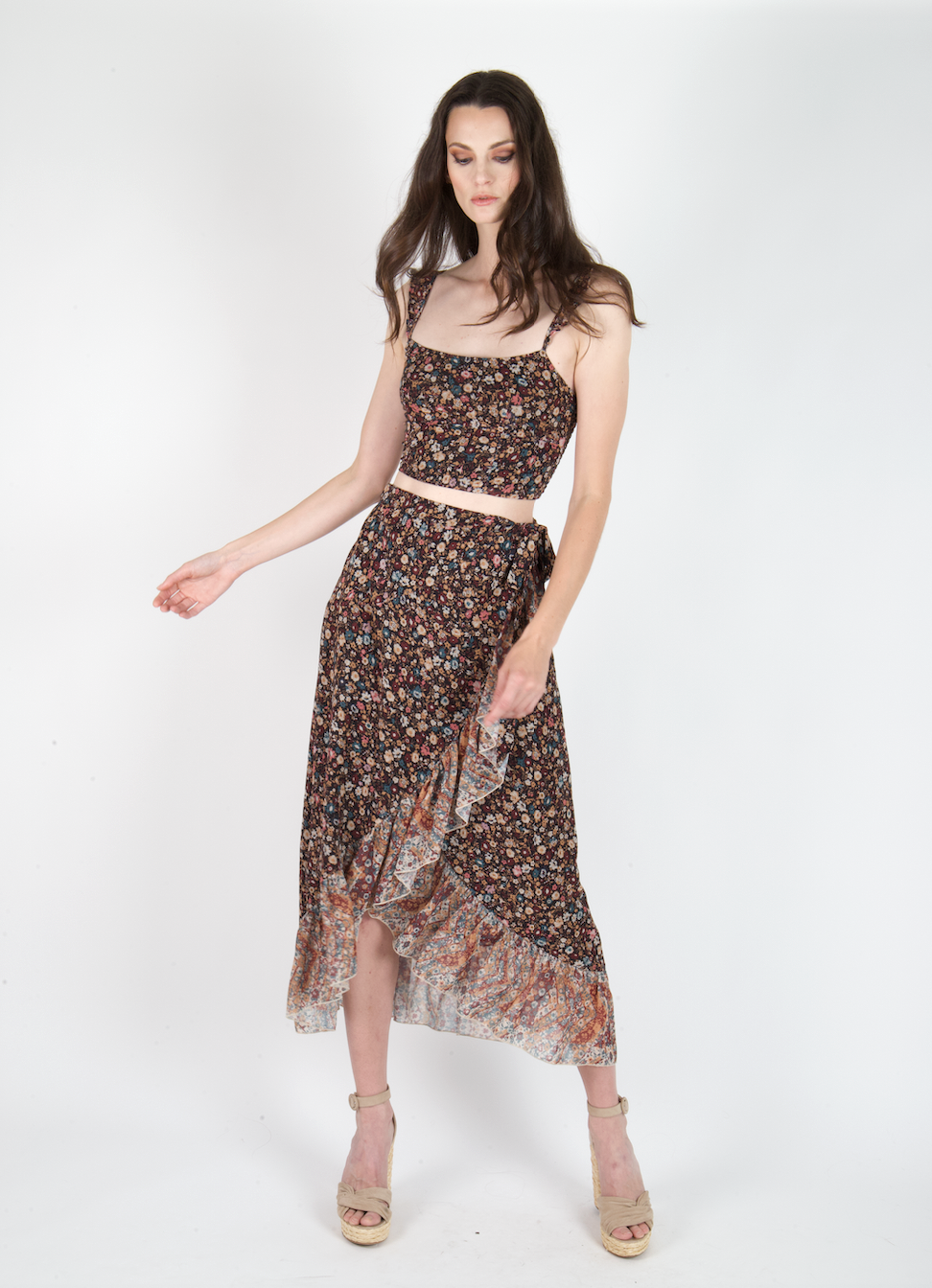 Janice Skirt - Recycled Poly Chiffon