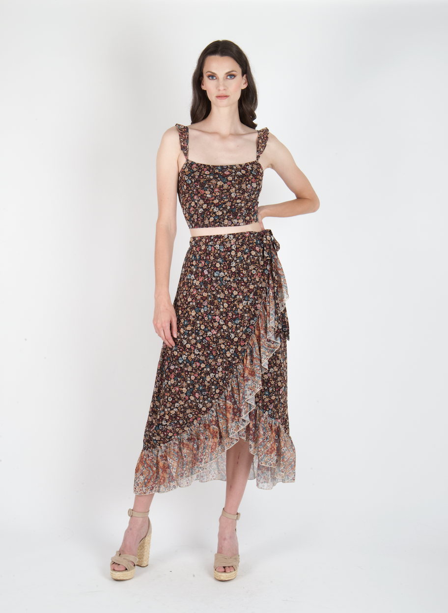 Janice Skirt - Recycled Poly Chiffon