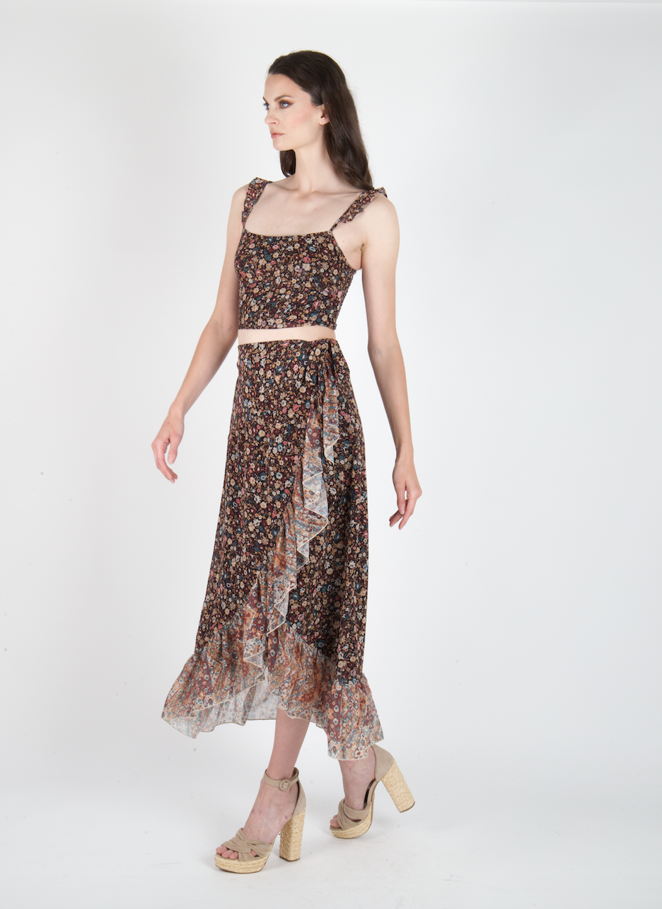 Janice Top- Recycled Poly Chiffon