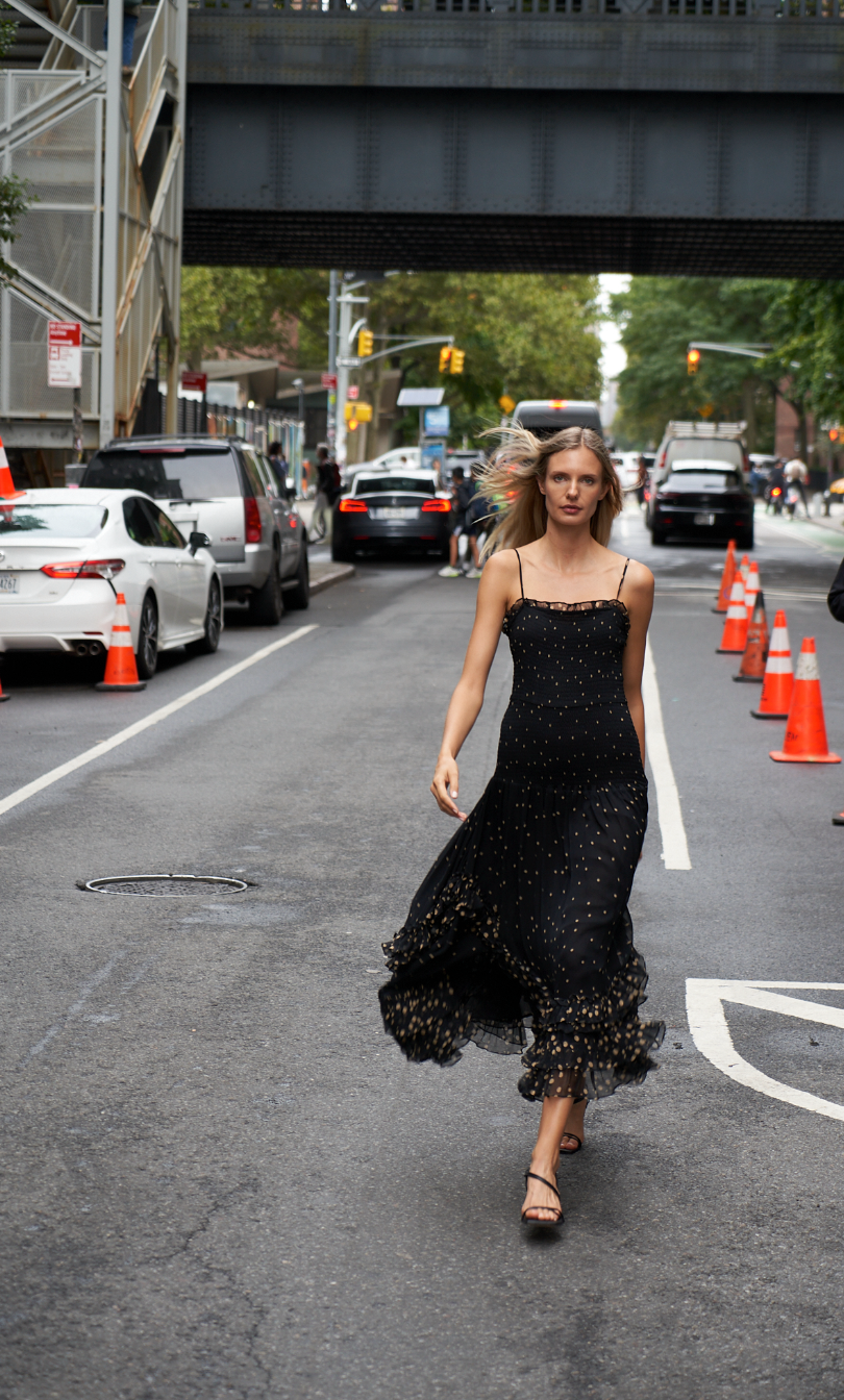 Bianca Maxi Dress - 100% Organic Silk Chiffon