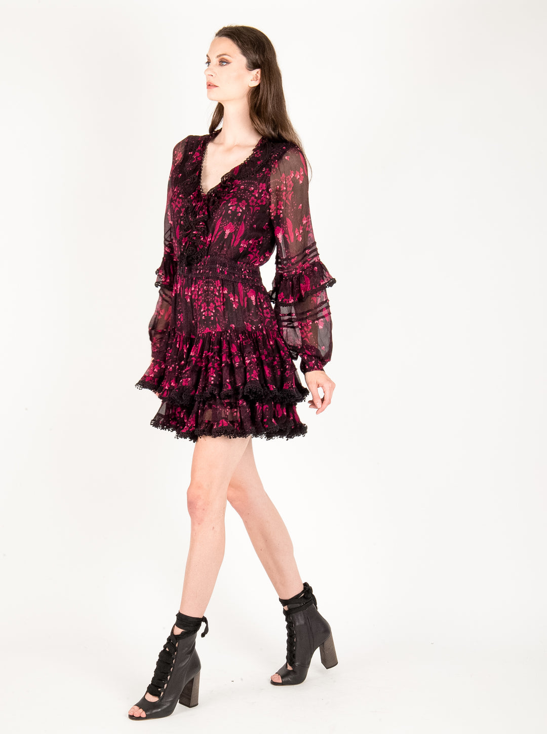 Ezra Dress - Viscose Crinkle Chiffon