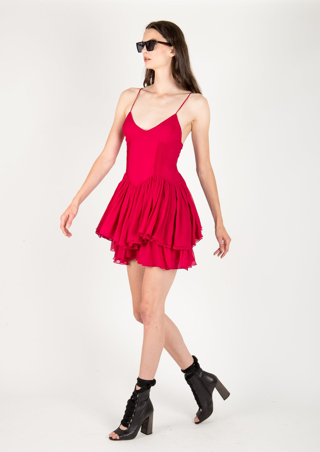 Ines Dress - Viscose Crinkle Chiffon