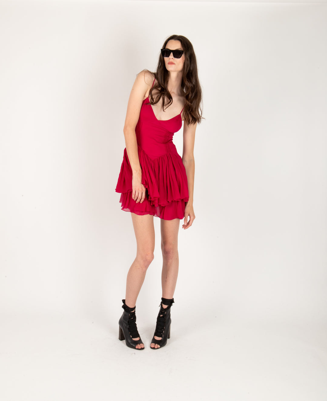 Ines Dress - Viscose Crinkle Chiffon