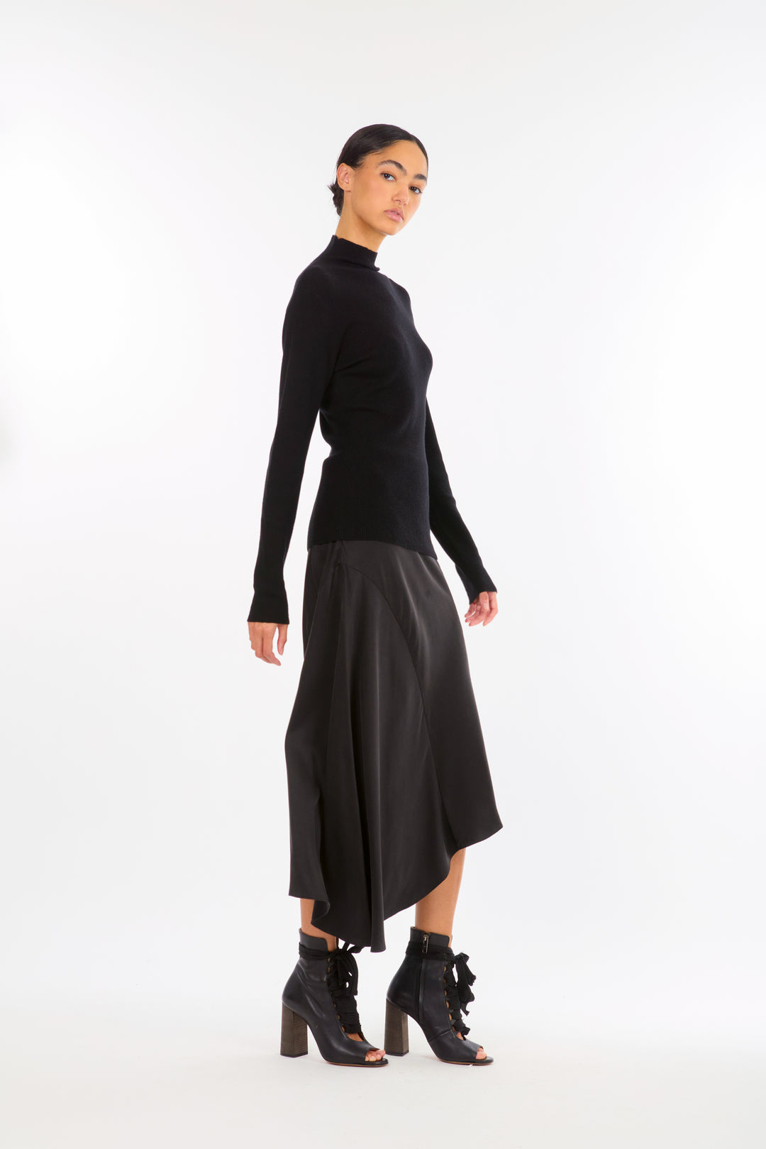 Shay Skirt - 100% Organic Sand-Washed Silk
