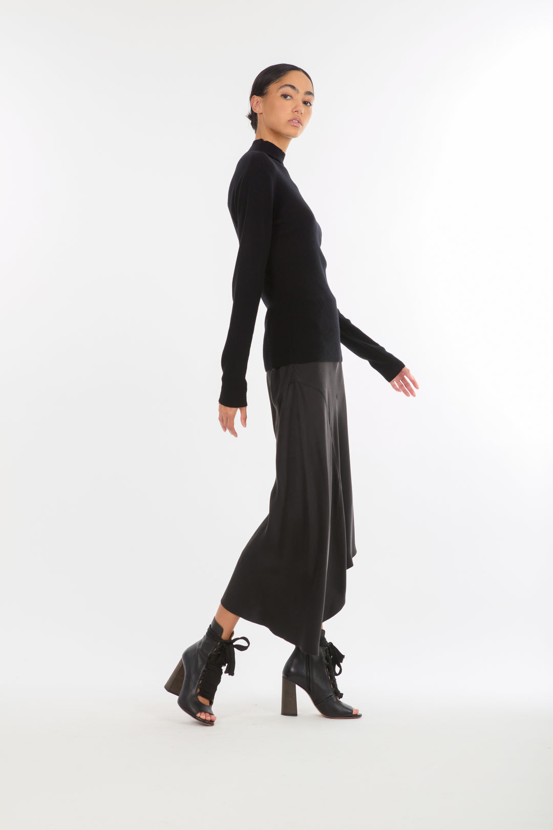 Shay Skirt - 100% Organic Sand-Washed Silk