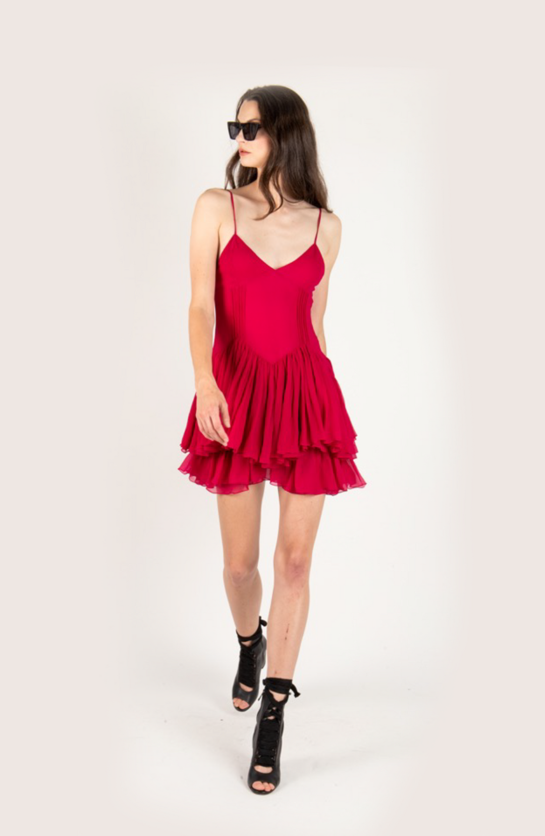 Ines Dress - Viscose Crinkle Chiffon