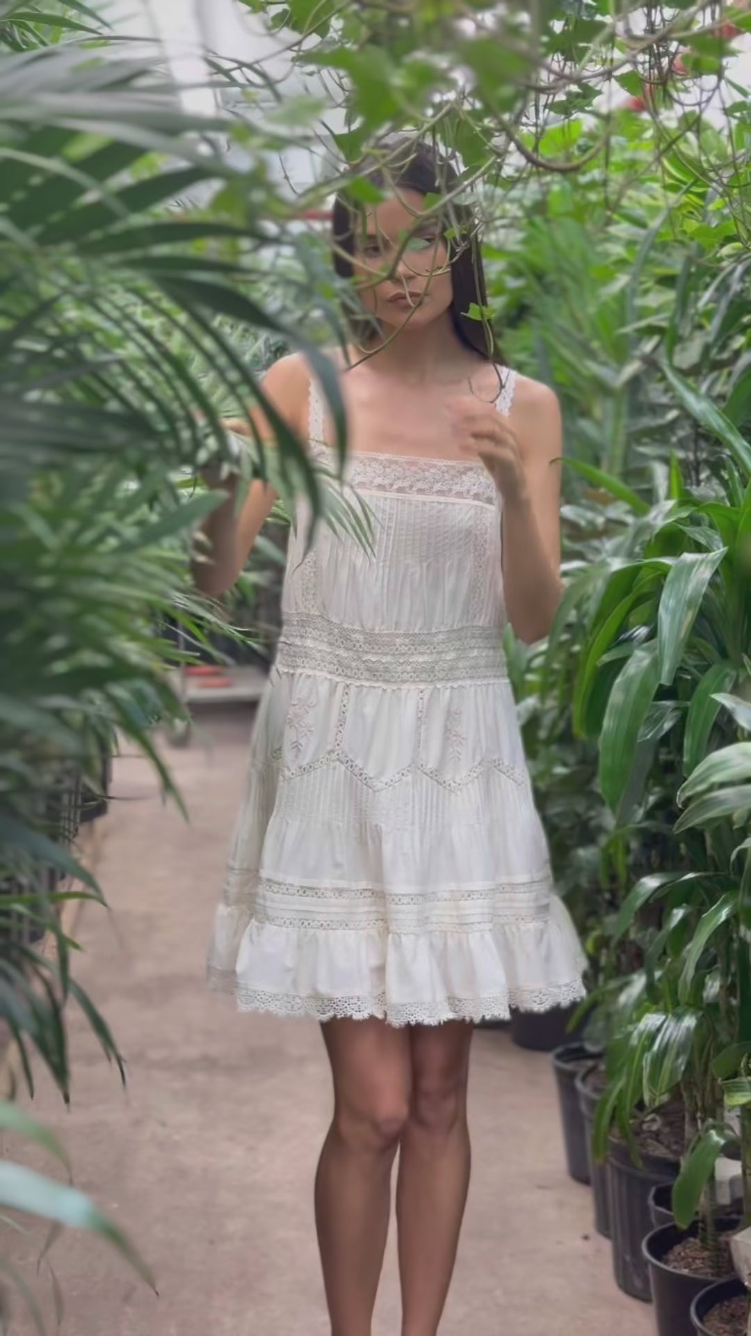 Jacques Dress - Cotton Silk with Lace