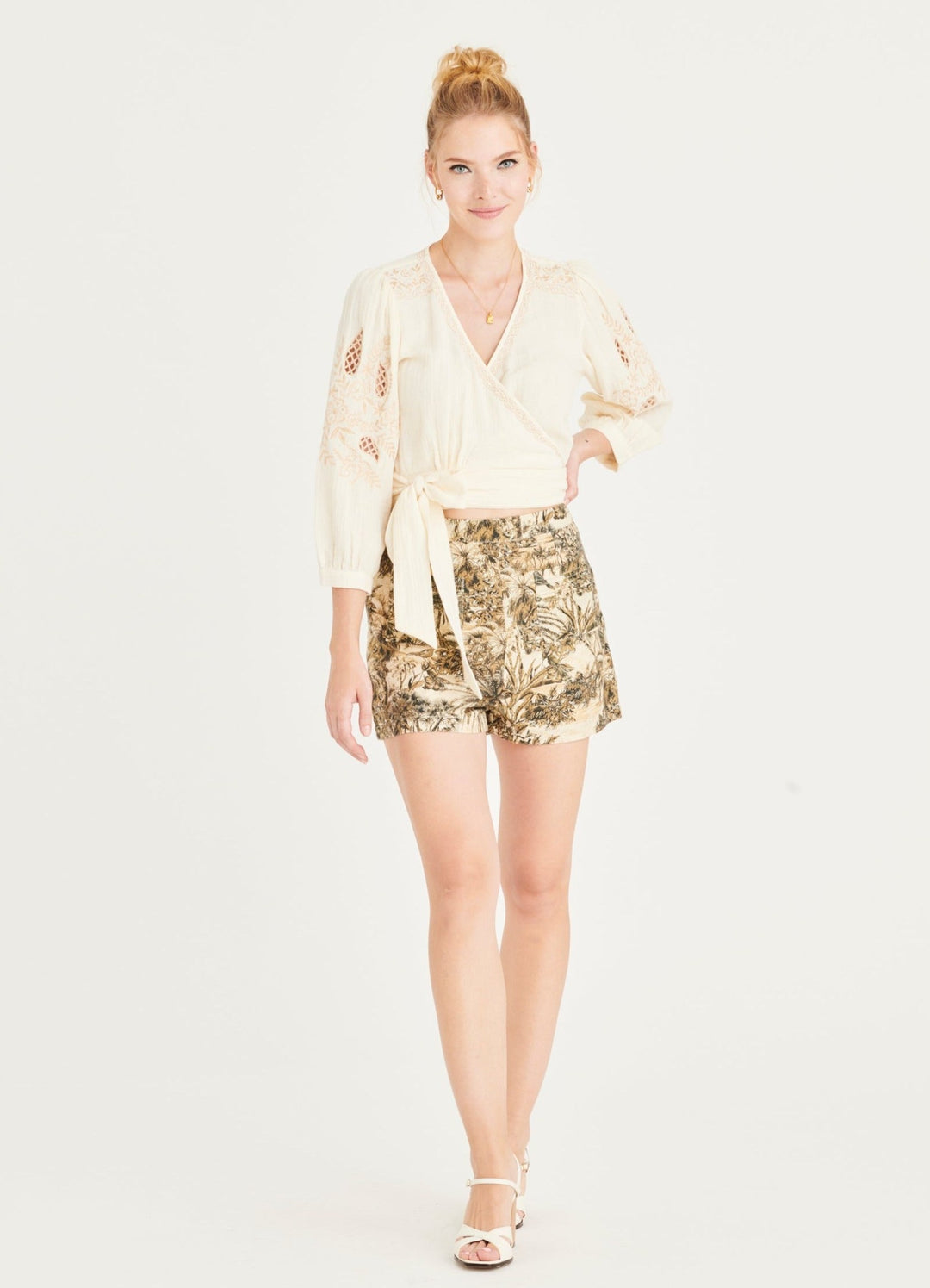 Amie Wrap Top - Organic Cotton