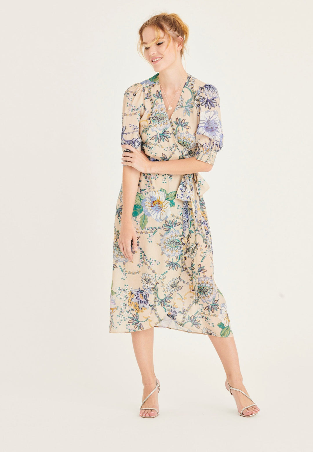 Moonshine Maxi Wrap Dress - Viscose