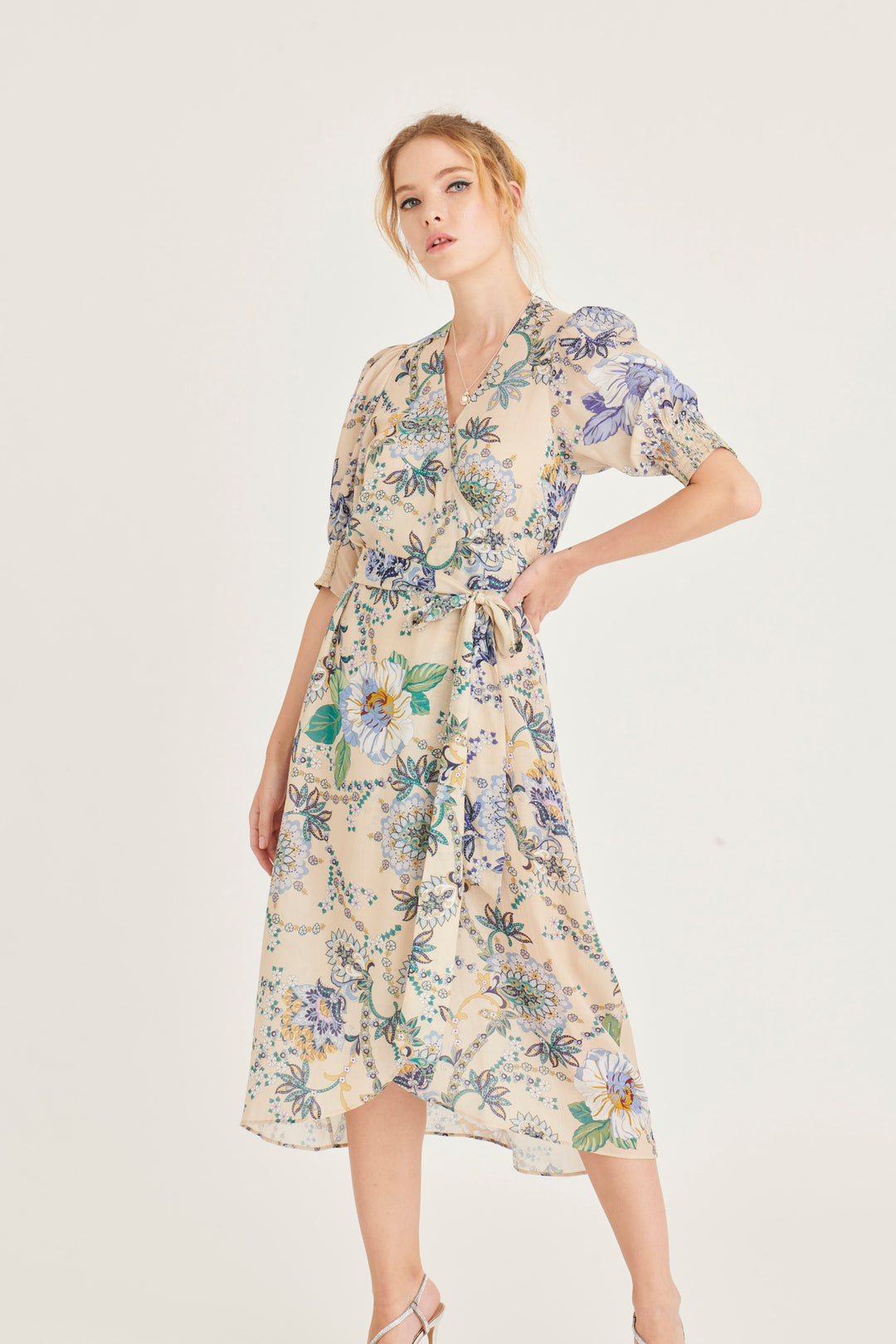 Moonshine Maxi Wrap Dress - Viscose
