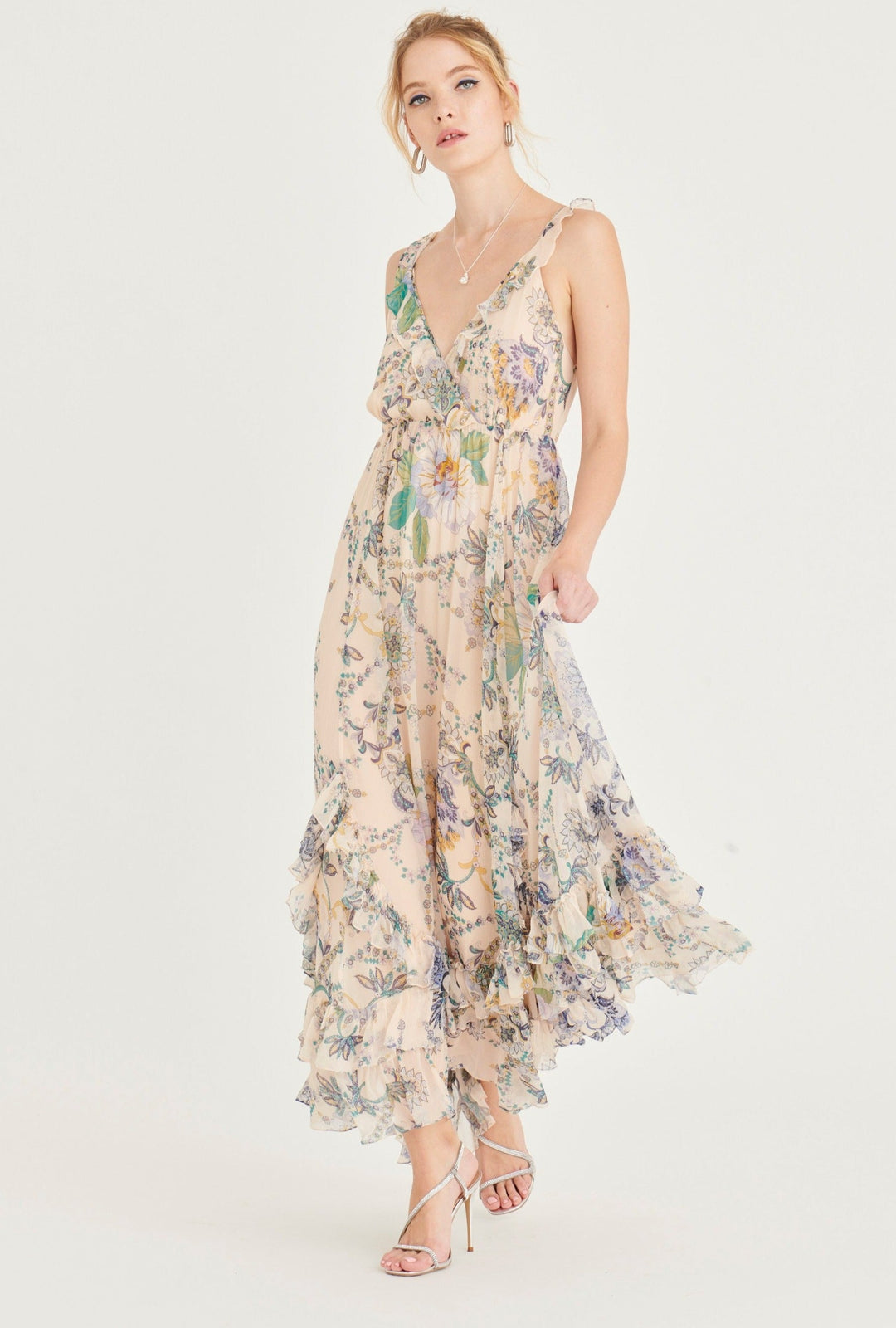 Celia Maxi Dress - Viscose Chiffon