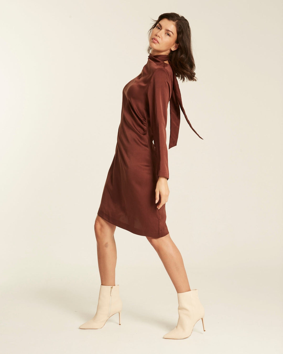 Coretta Dress - Chocolate