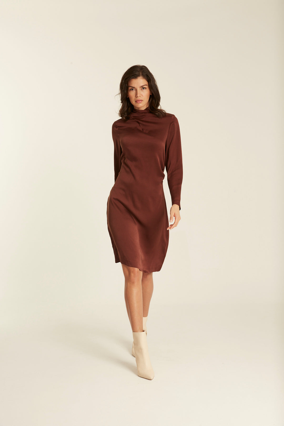 Coretta Dress - Chocolate
