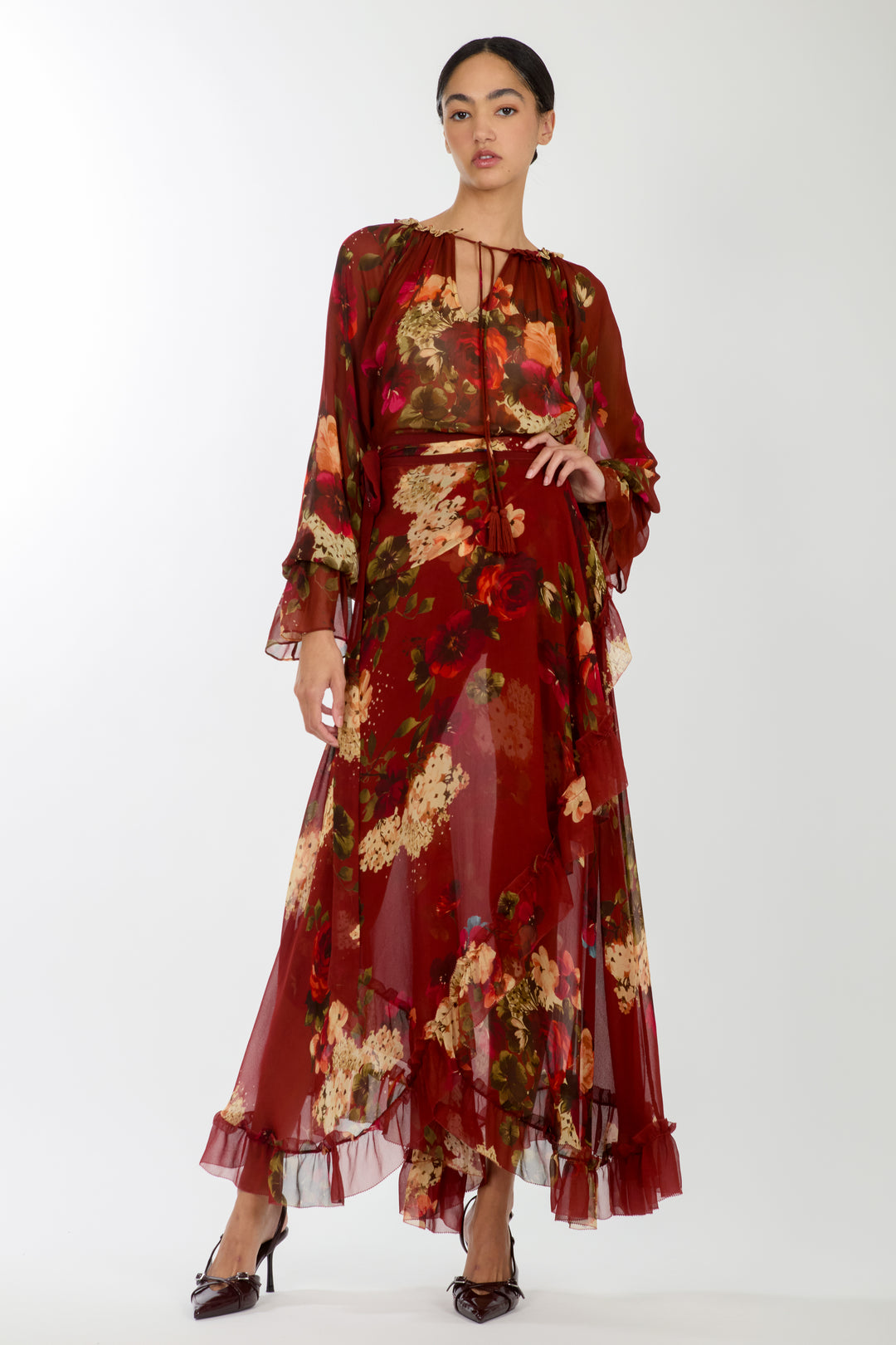 Murray Skirt - 100% Organic Silk Chiffon