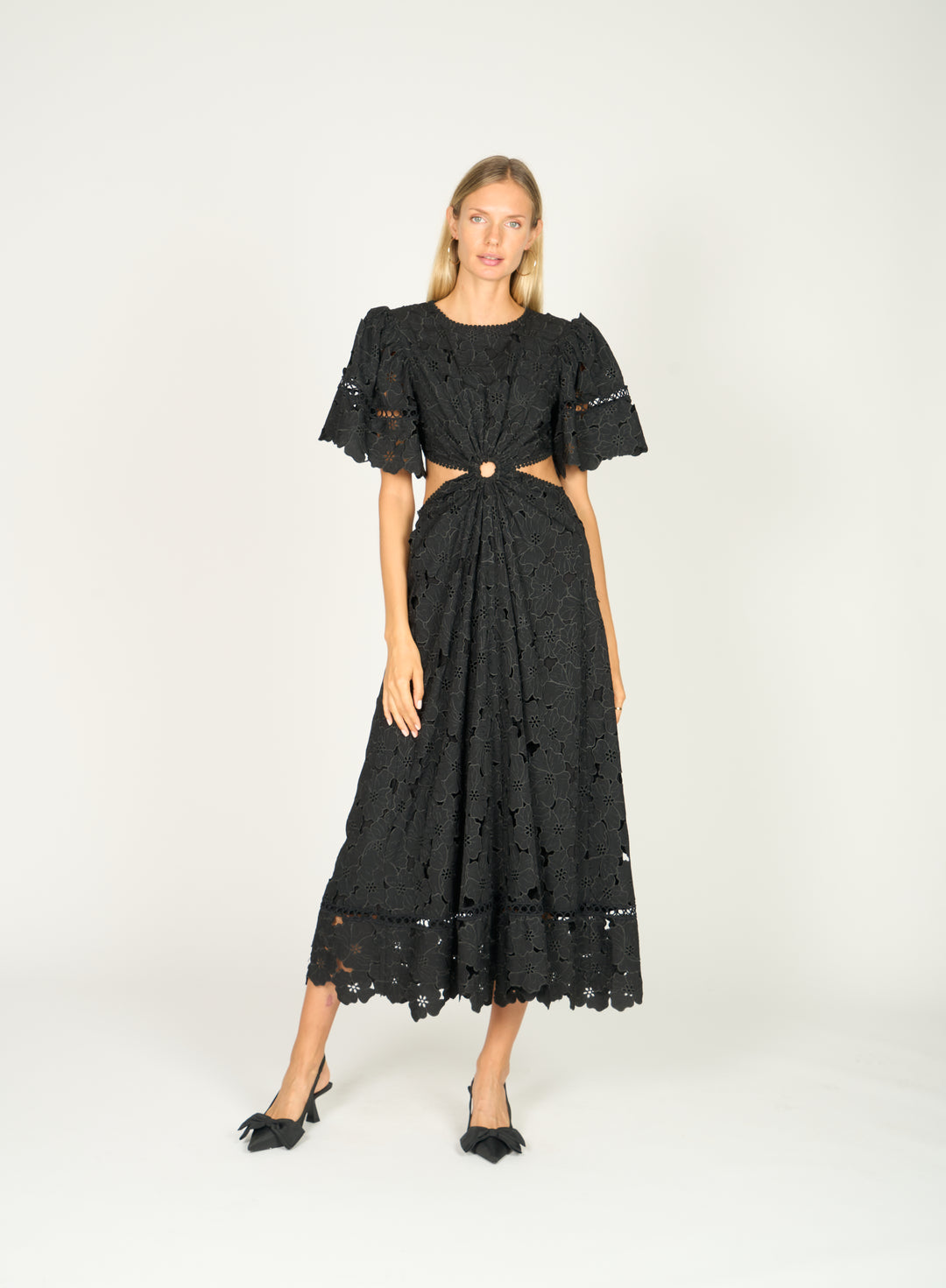 Jaylen Dress - Organic Cotton with Lace