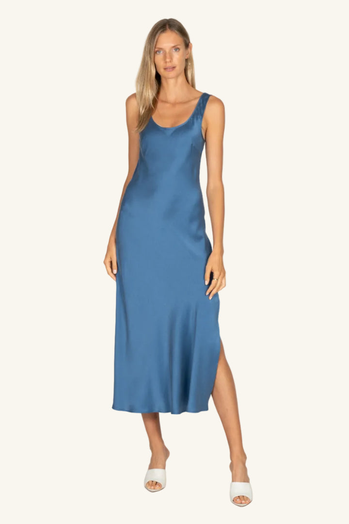 Phillipa Maxi Tank Dress - 100% Silk