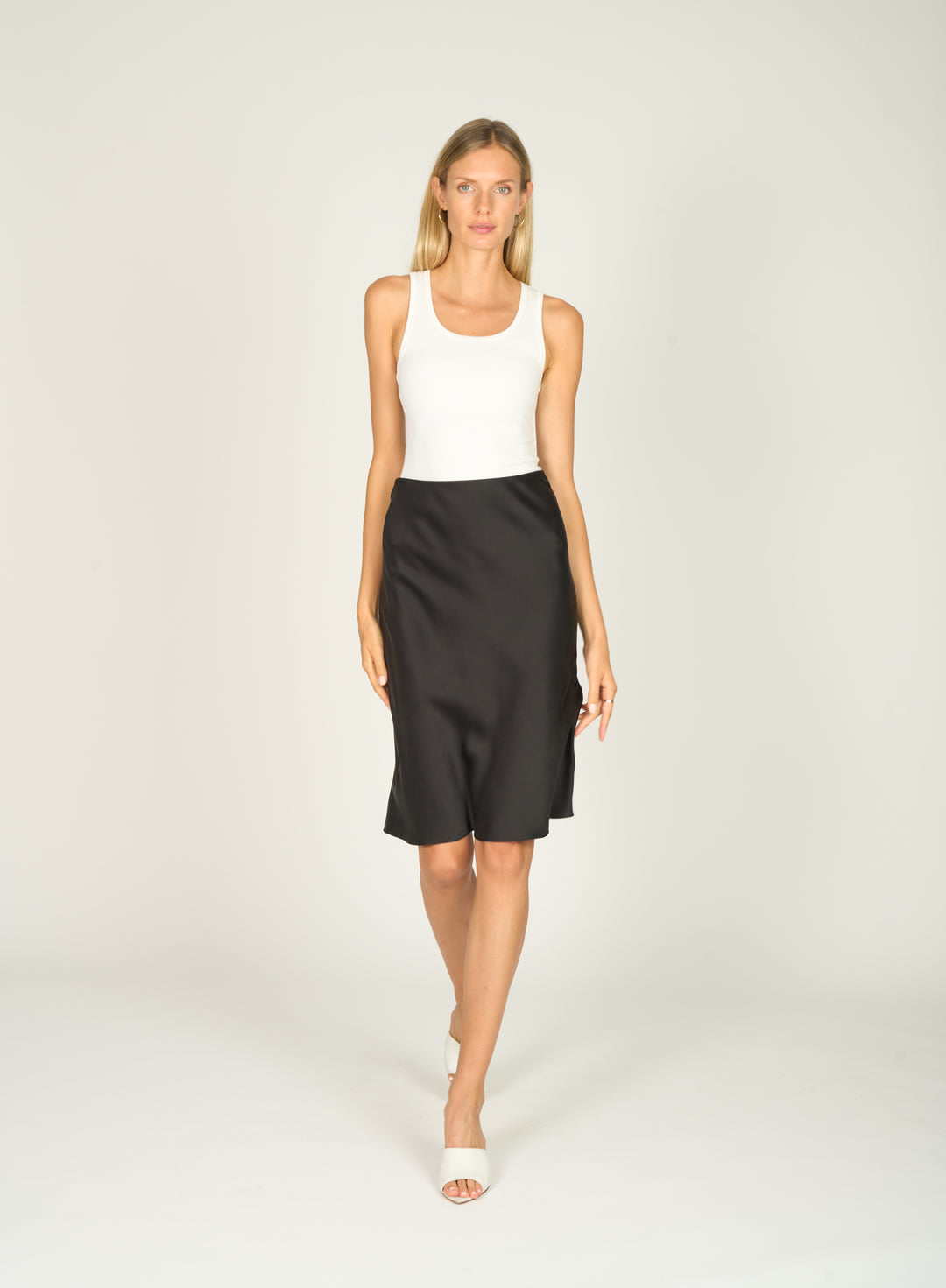 Lainey Midi Skirt - 100% Silk