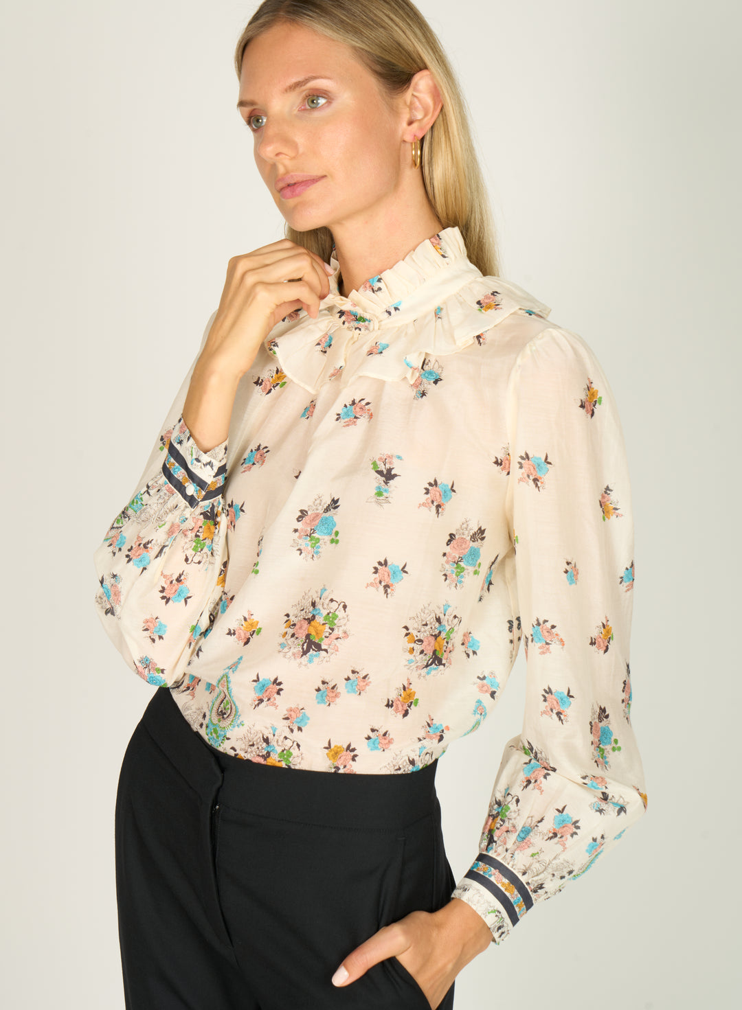 Giselle Top - Cotton Silk