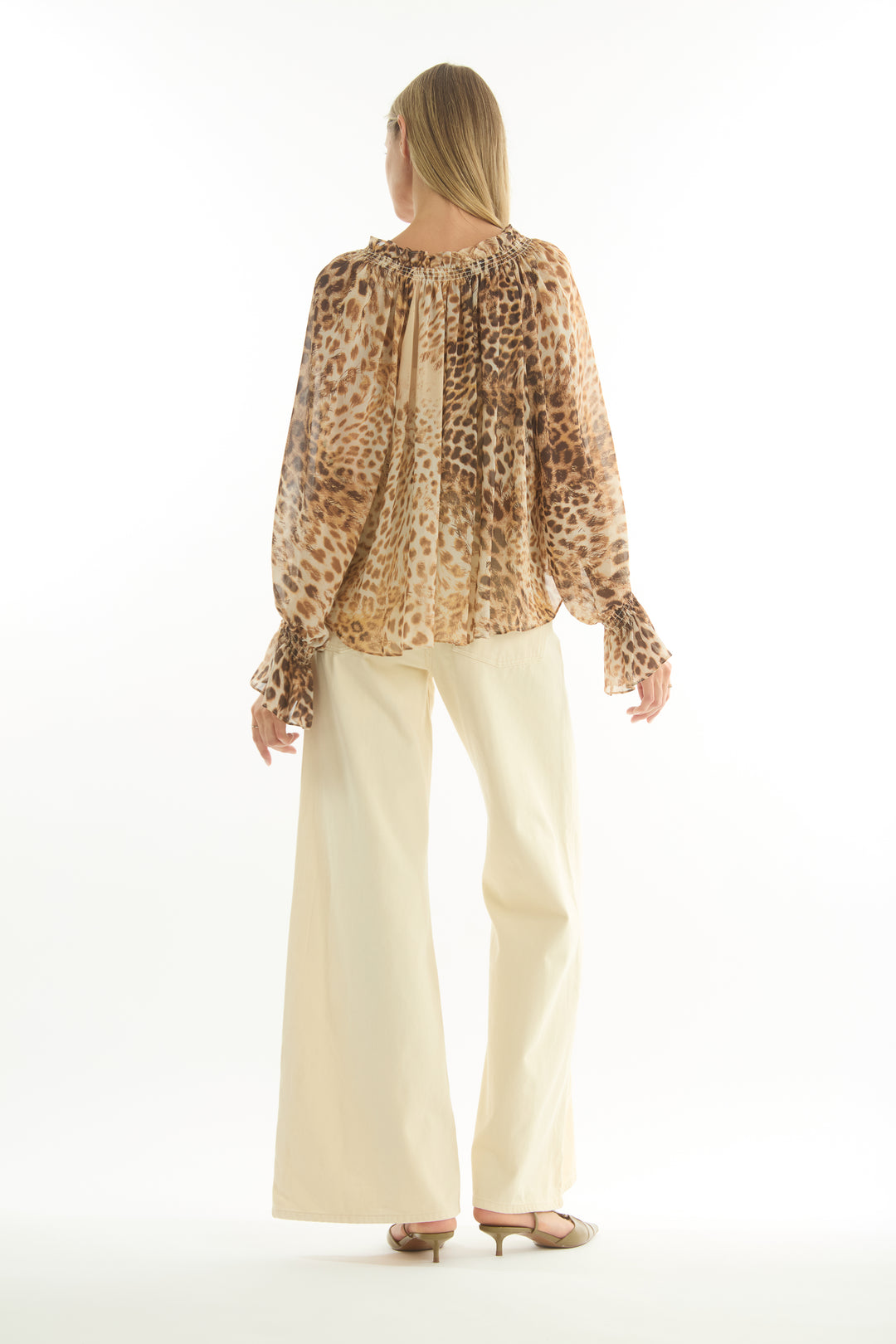 Cambria Blouse - 100% Organic Silk Chiffon
