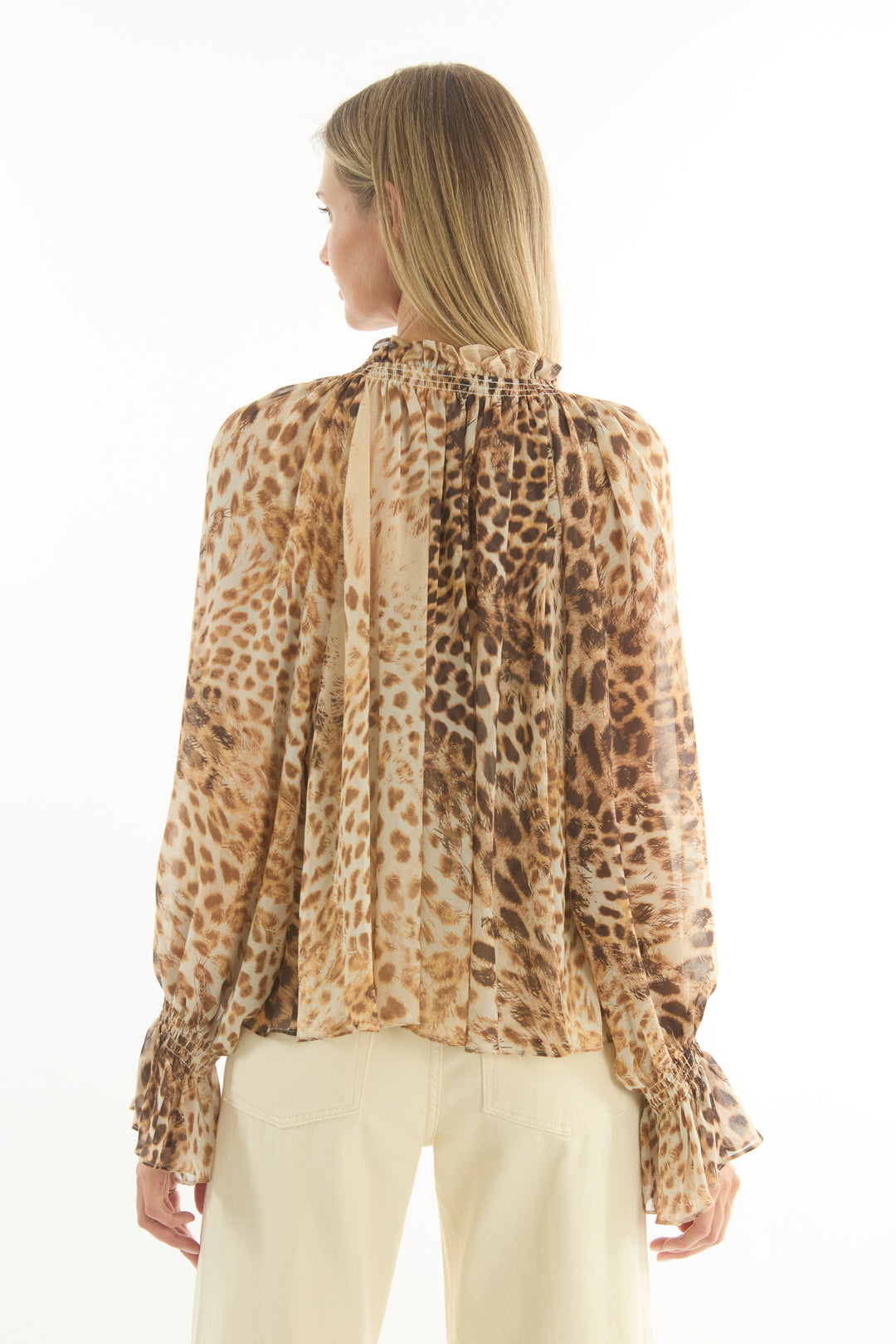 Cambria Blouse - 100% Organic Silk Chiffon