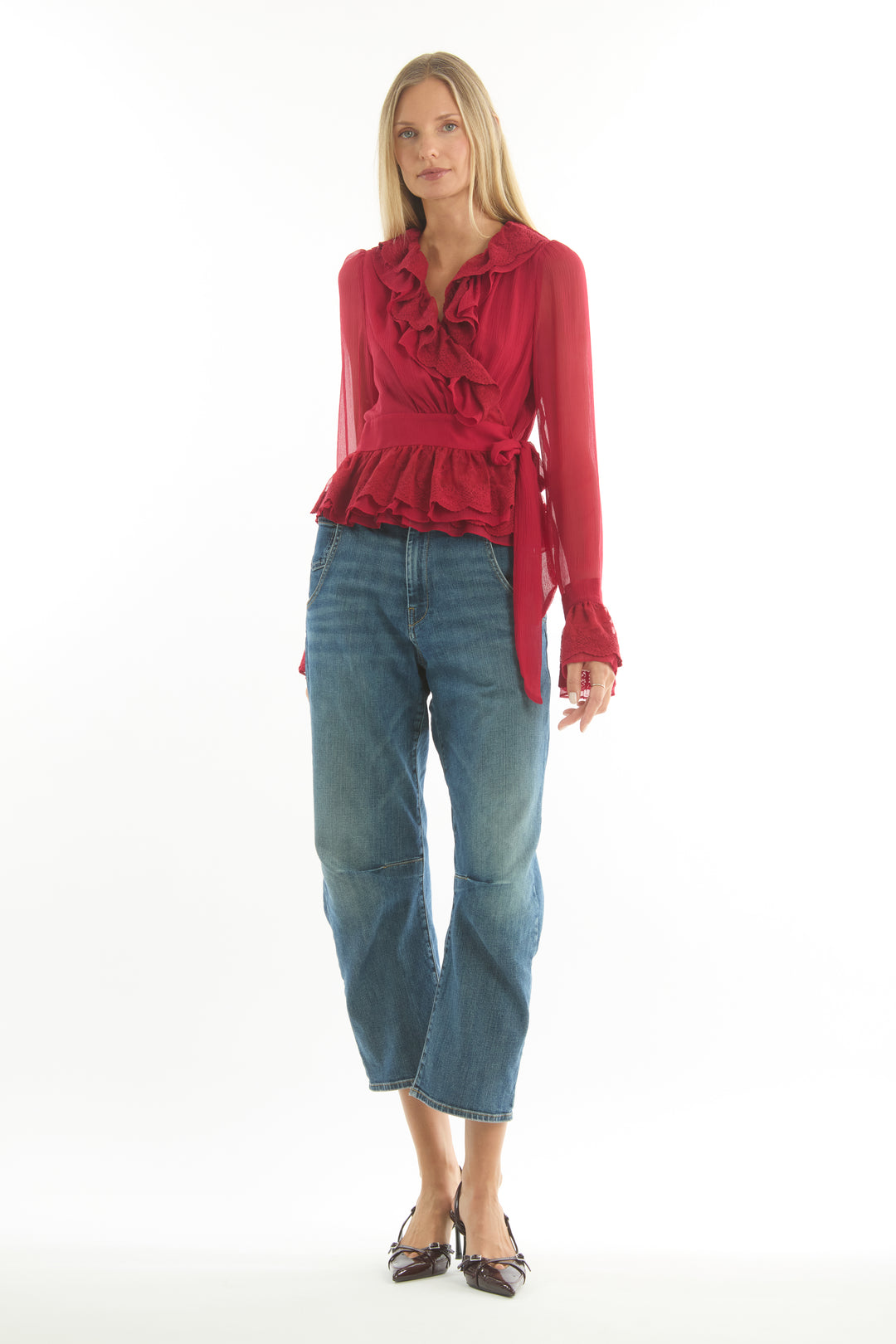 Poet Blouse - 100% Organic Silk Chiffon