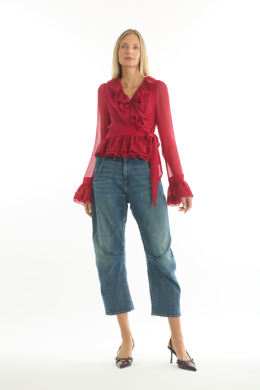 Poet Blouse - 100% Organic Silk Chiffon