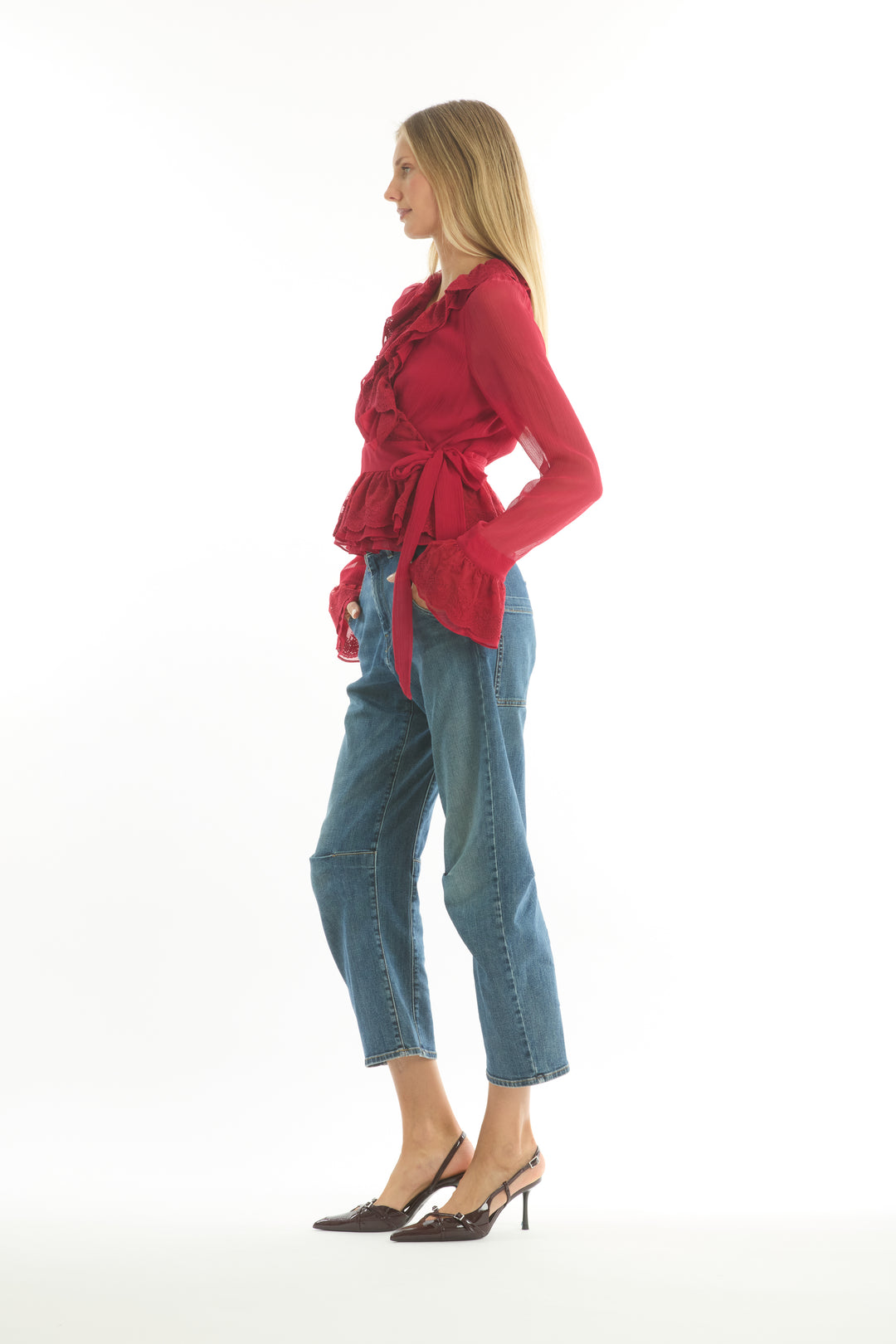 Poet Blouse - 100% Organic Silk Chiffon