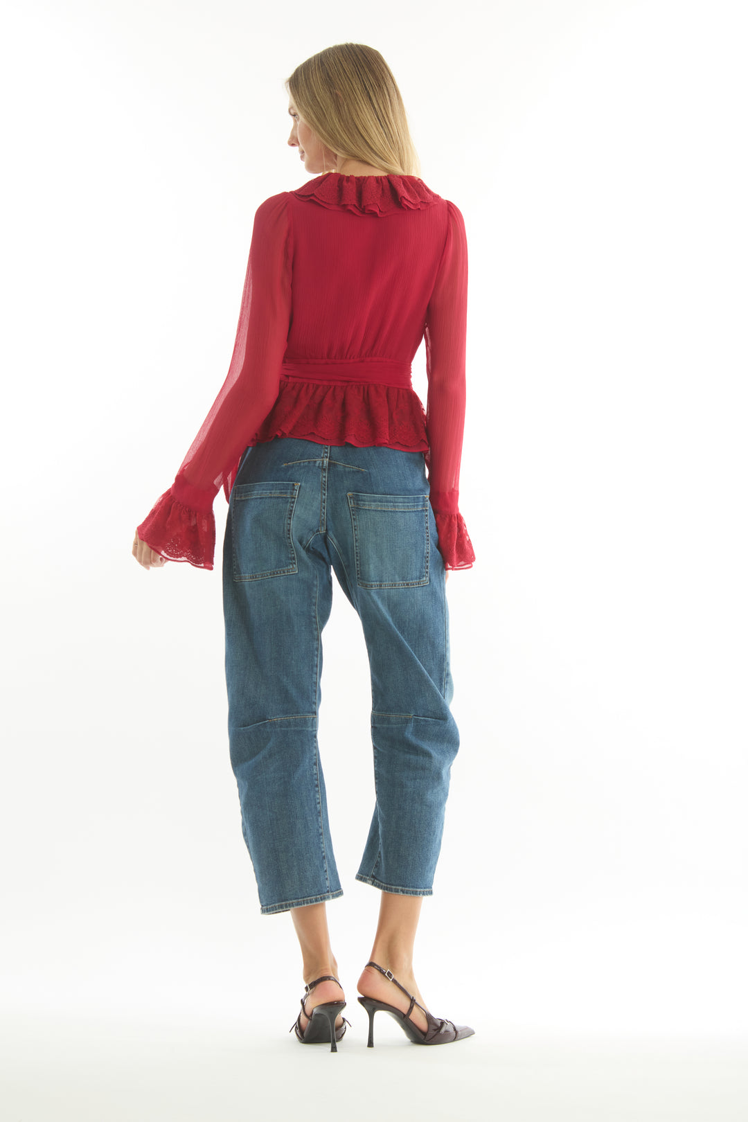 Poet Blouse - 100% Organic Silk Chiffon