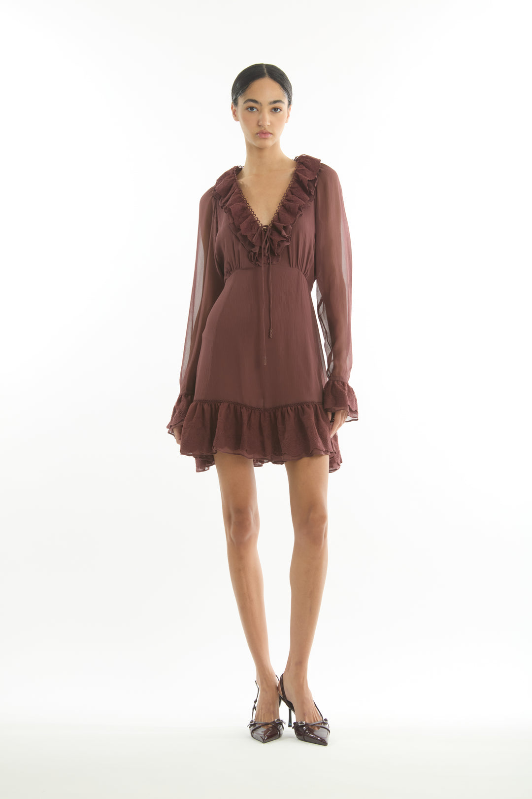 Poet Dress - 100% Organic Silk Chiffon