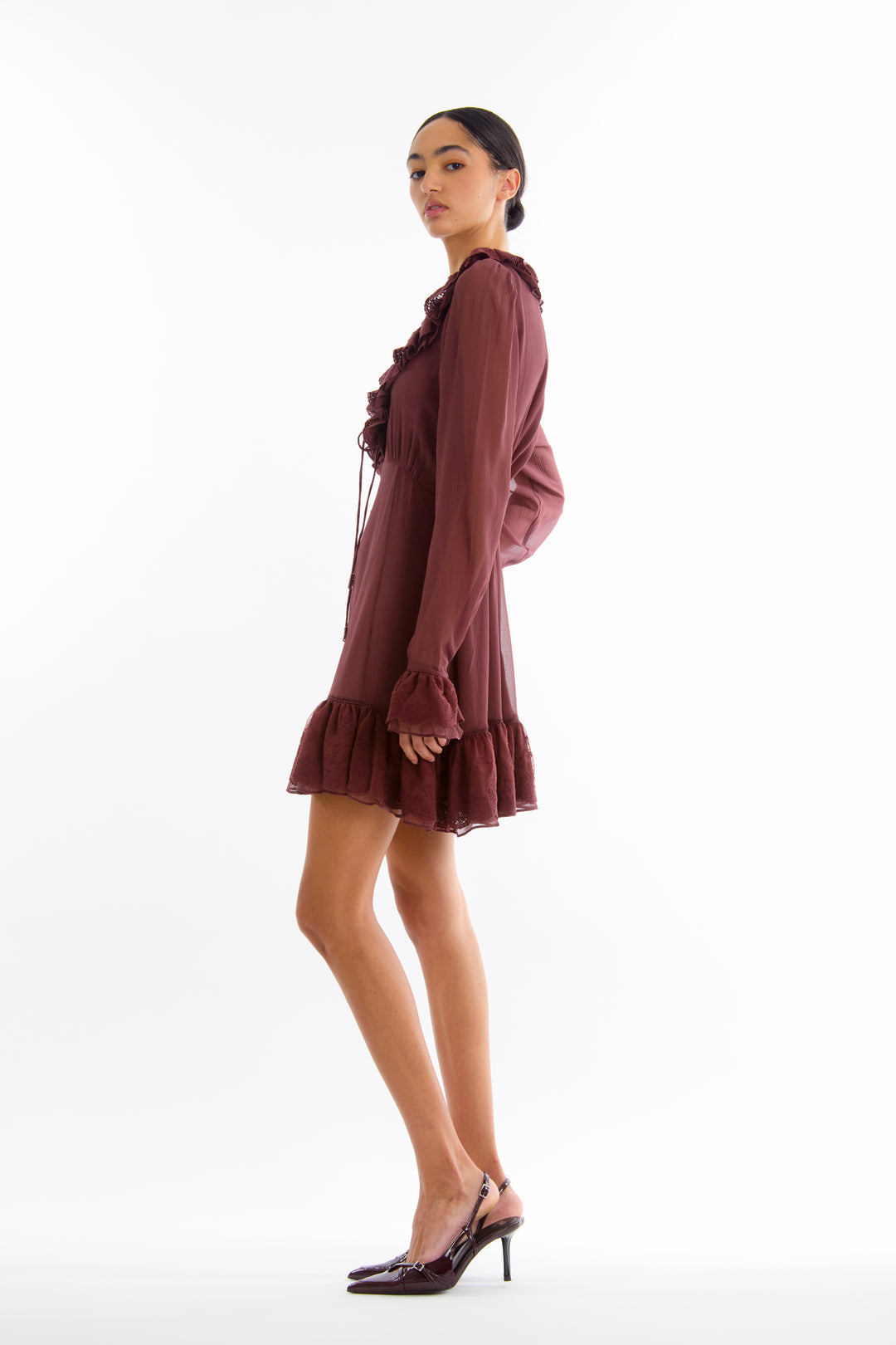 Poet Dress - 100% Organic Silk Chiffon