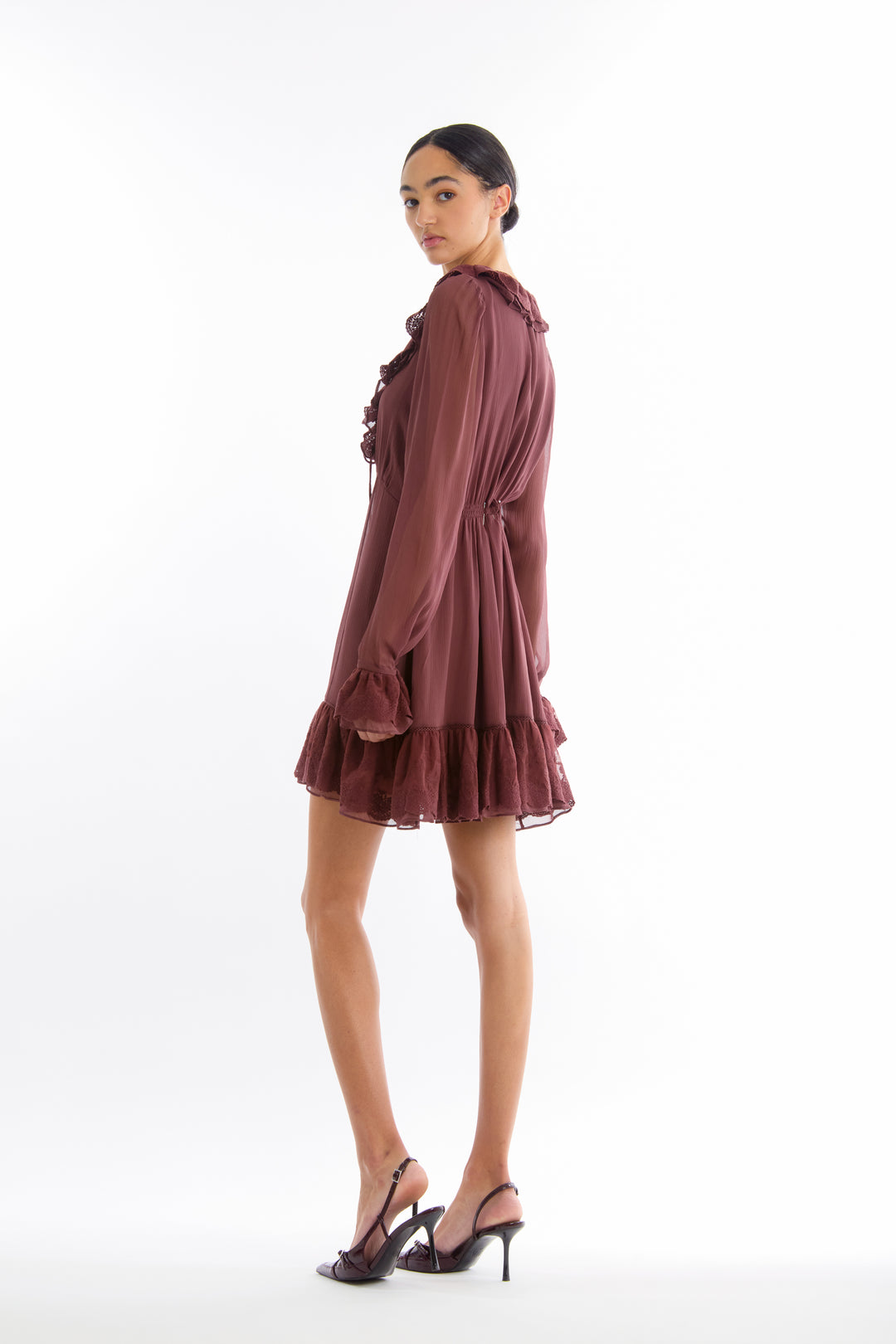 Poet Dress - 100% Organic Silk Chiffon