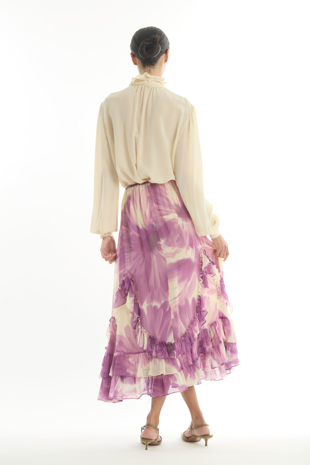 Channah Skirt - 100% Organic Silk Chiffon