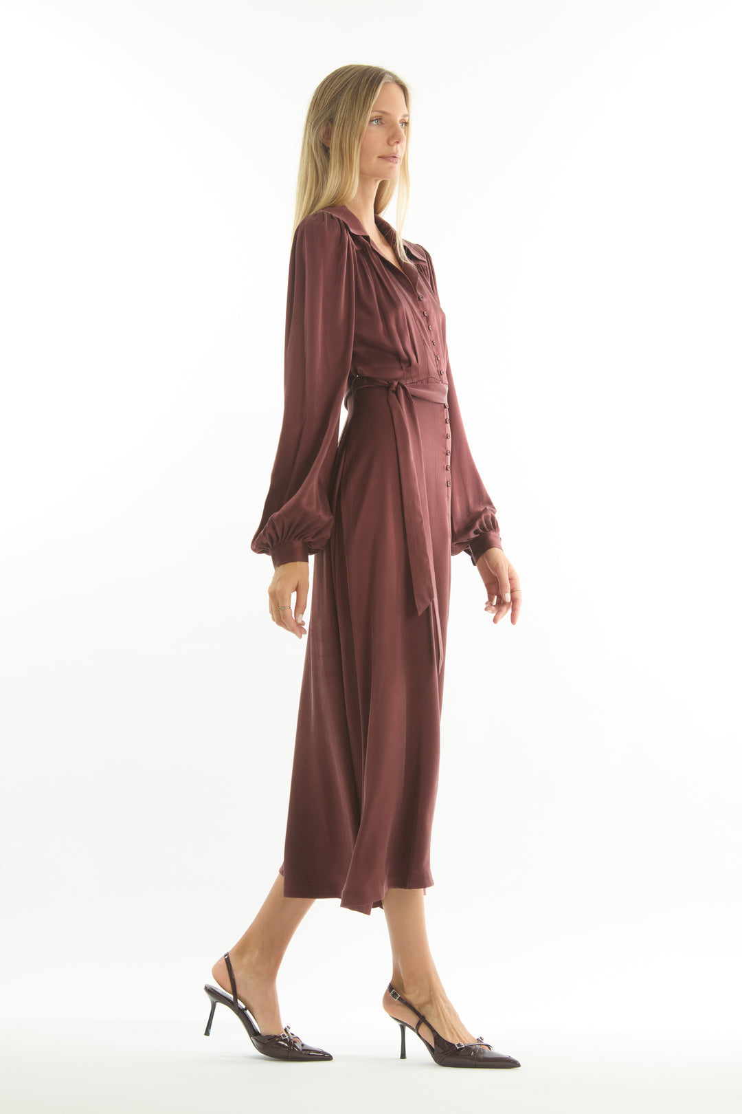 Polly Dress - 100% Organic Sand-Washed Silk