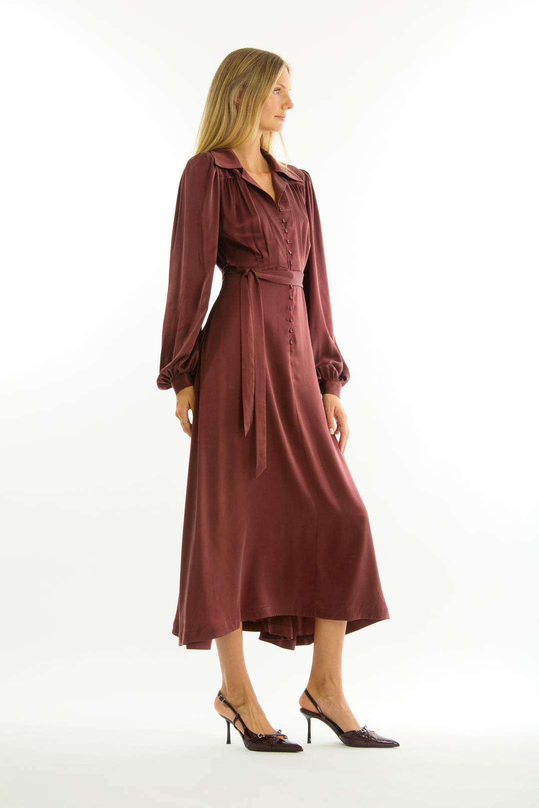 Polly Dress - 100% Organic Sand-Washed Silk