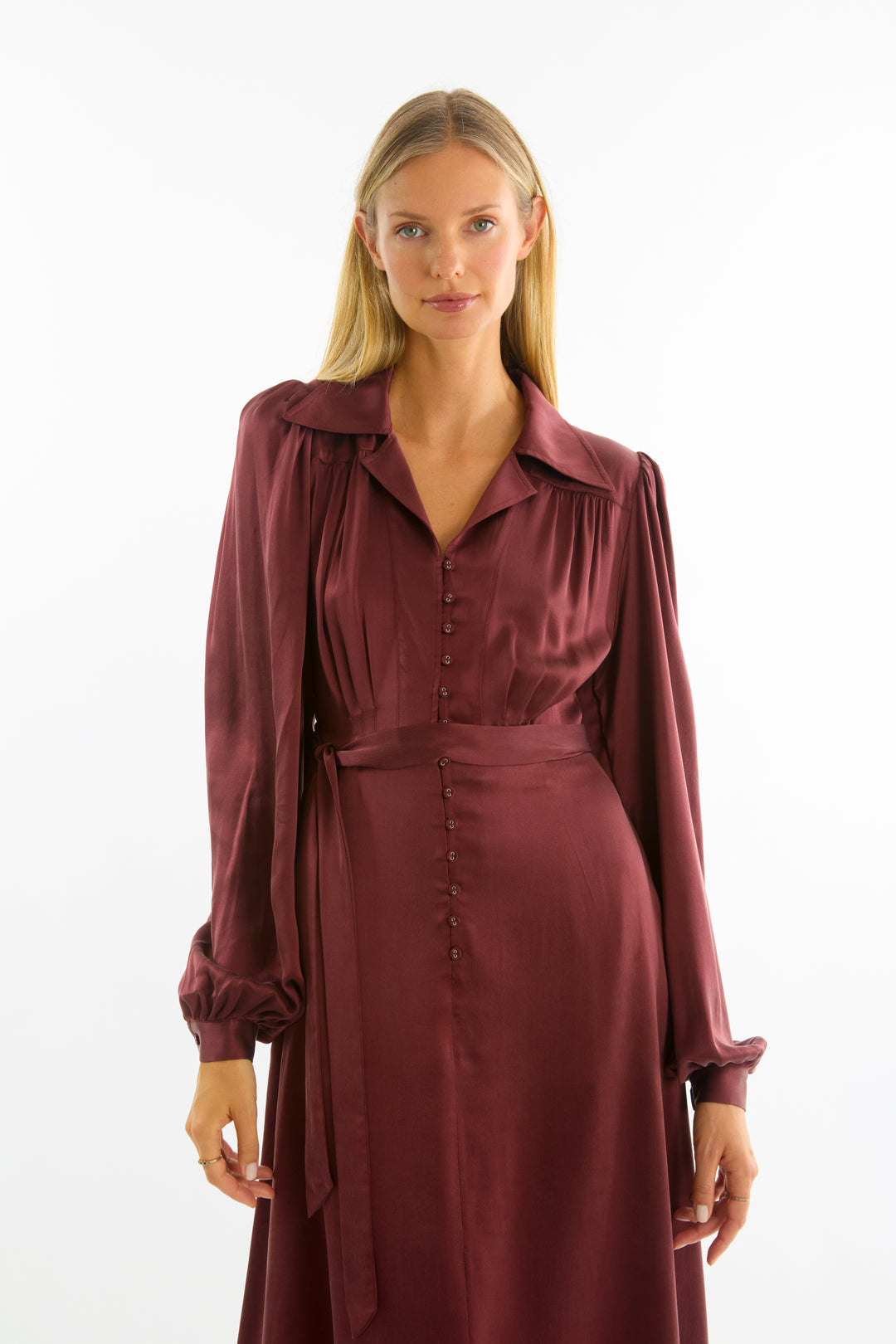 Polly Dress - 100% Organic Sand-Washed Silk