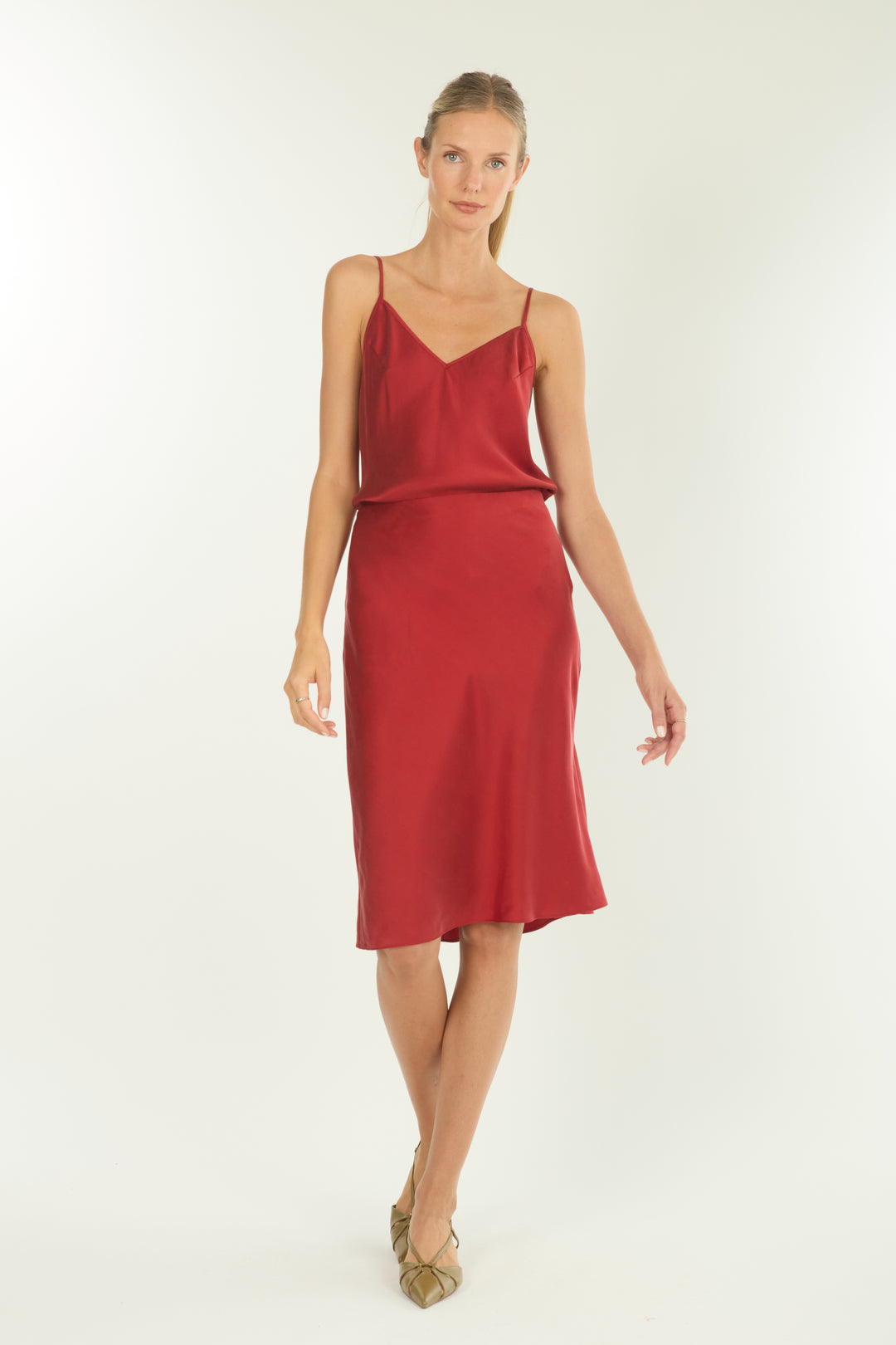 Adina Cami Top - 100% Organic Sand-Washed Silk