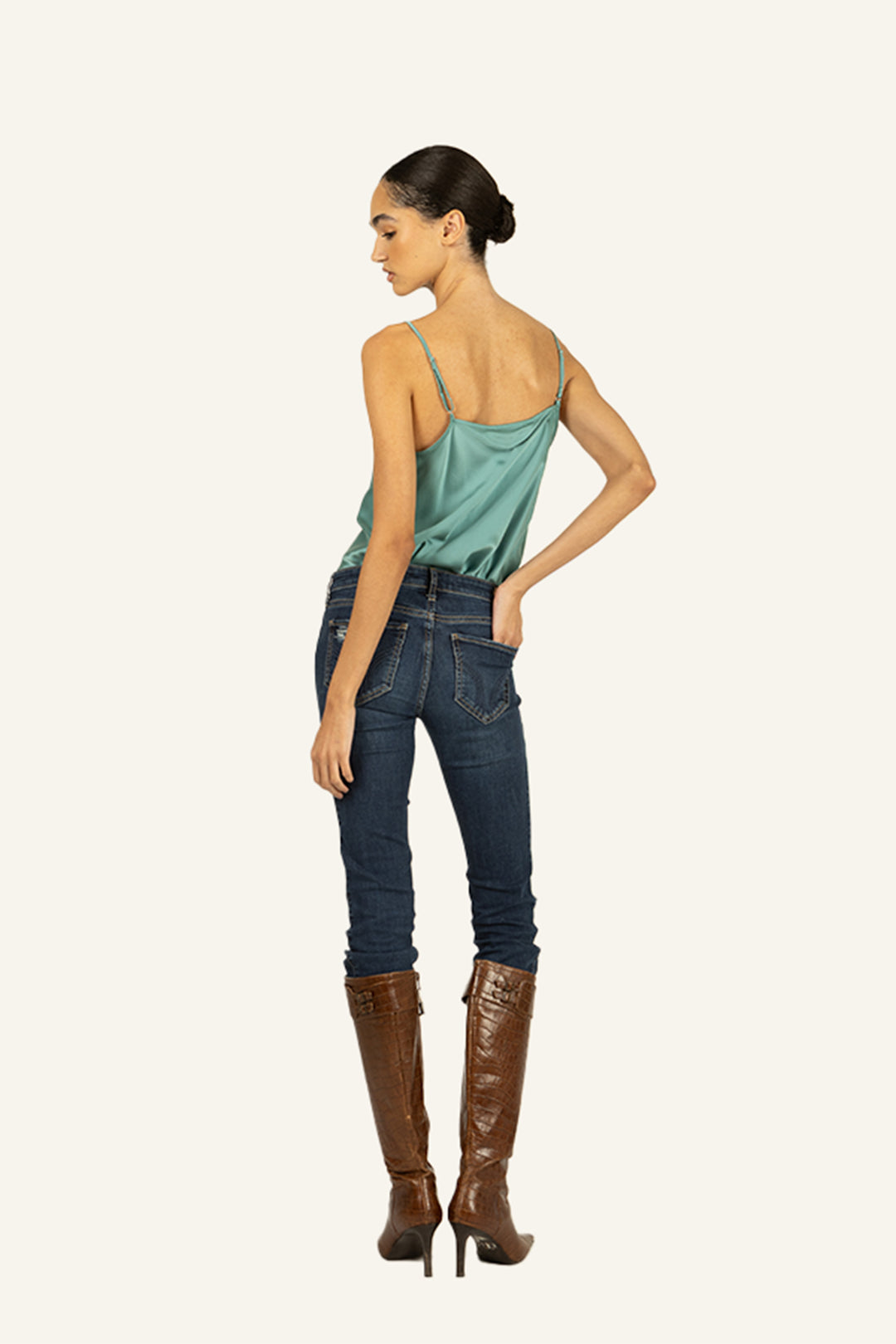 Adina Cami Top - 100% Organic Sand-Washed Silk