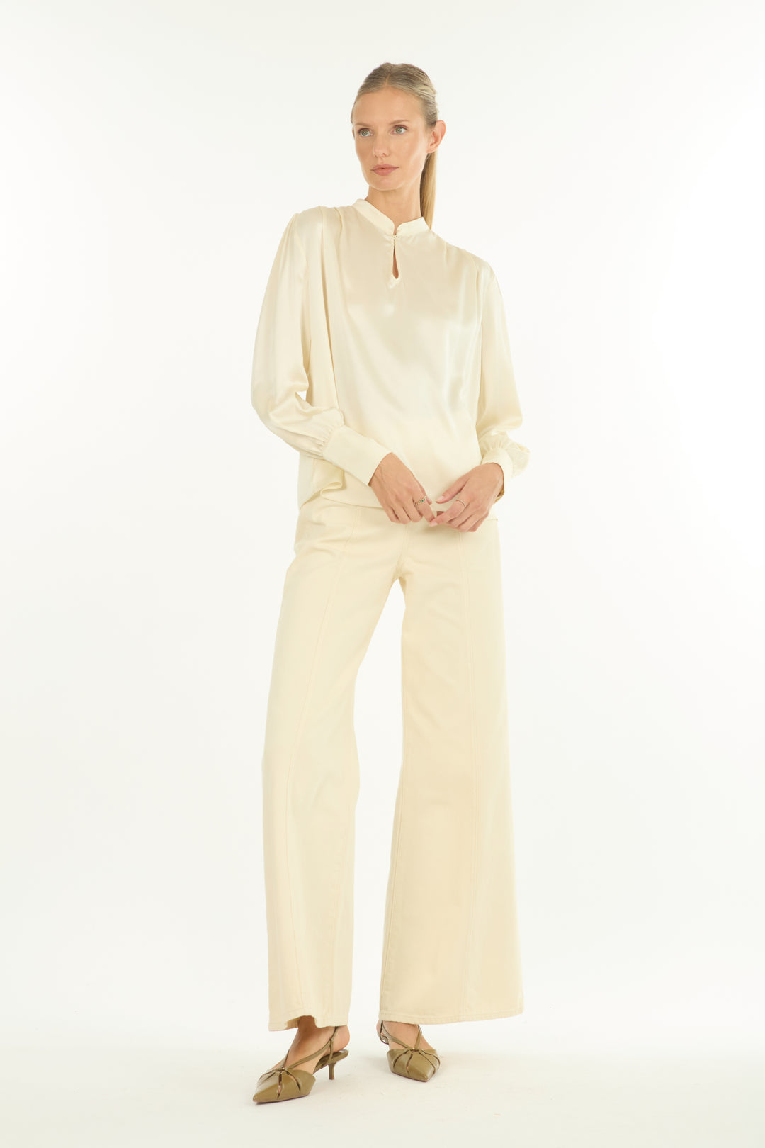 Arden Blouse - 100% Organic Sand-Washed Silk